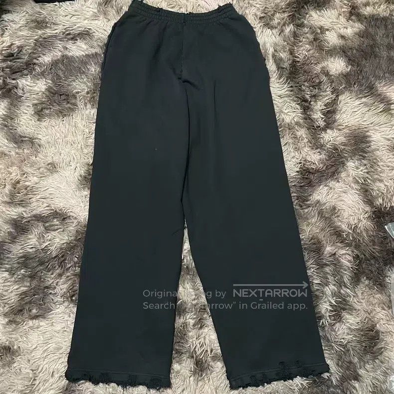 Balenciaga Balenciaga size S Ripped and tattered straight-leg casual Size US 27 - 2 Thumbnail