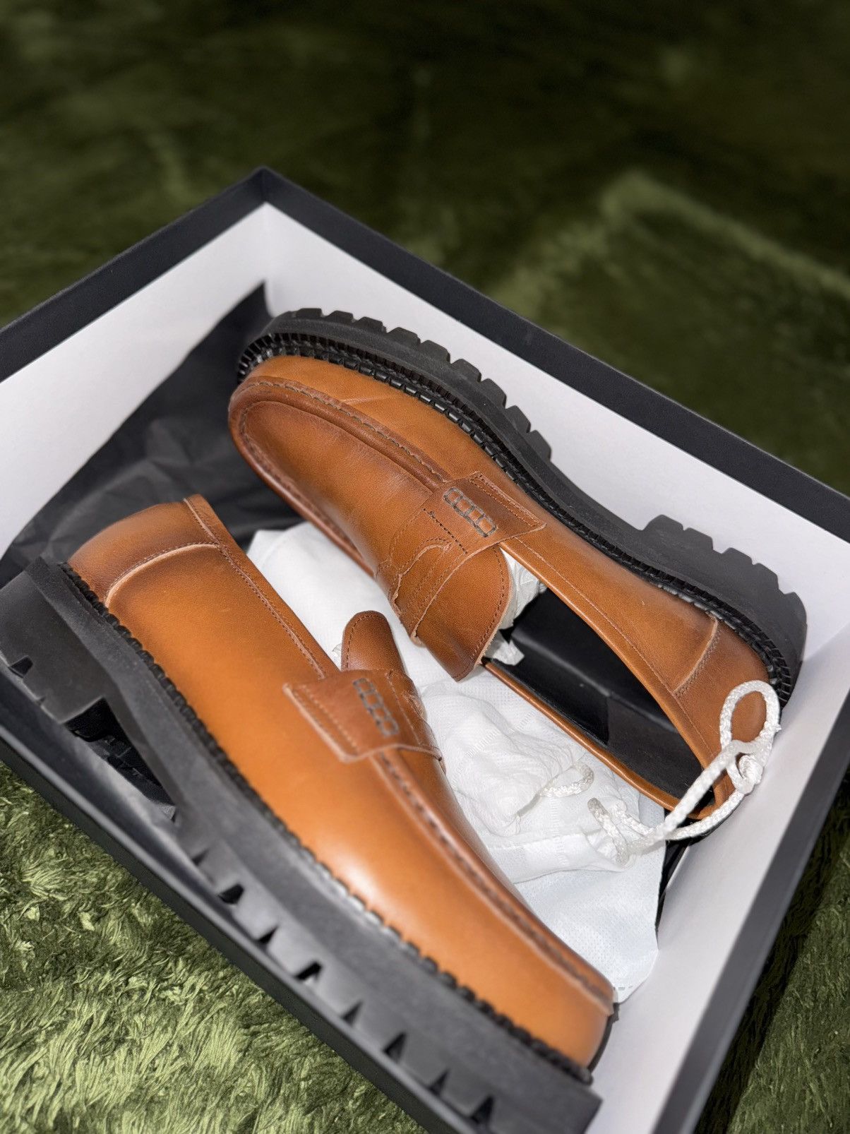 Japanese Brand [US9] Color Colla Vibram Sole Penny Loafers Brown Tan Size US 9 / EU 42 - 8 Thumbnail