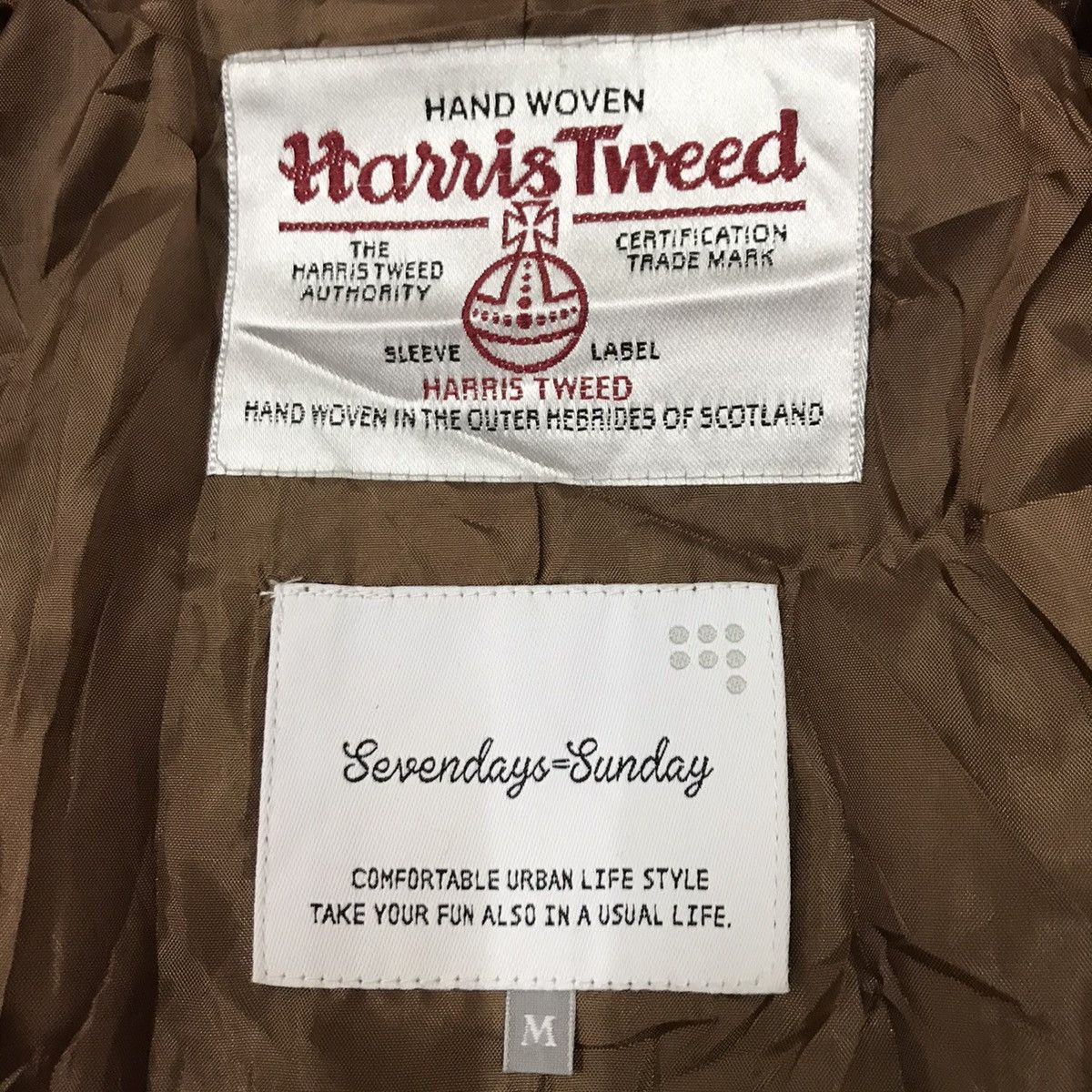 Harris Tweed Harris Tweed Sevendays Sunday Knit Wool Blazer Jacket Size US S / EU 44-46 / 1 - 5 Thumbnail