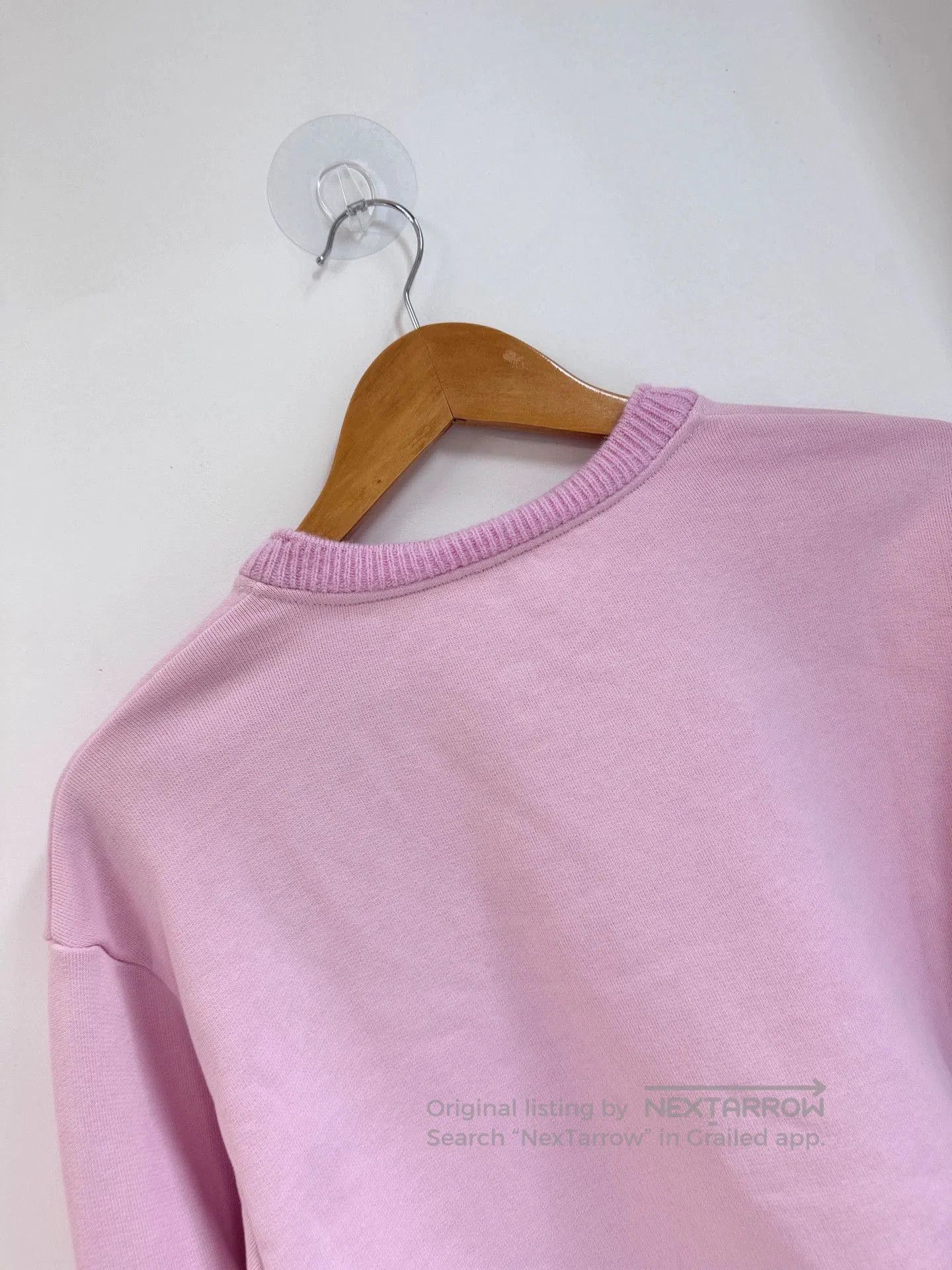 Loewe Loewe Women's Pink Crop Sweatshirt S. Size US S / EU 44-46 / 1 - 6 Thumbnail
