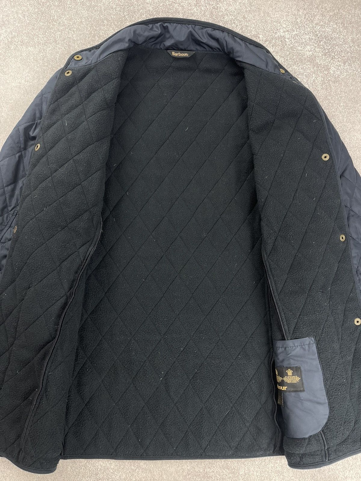 Barbour Women’s Barbour Combe Polarquilt Navy Jacket Size UK 16 Size XL / US 12-14 / IT 48-50 - 7 Thumbnail