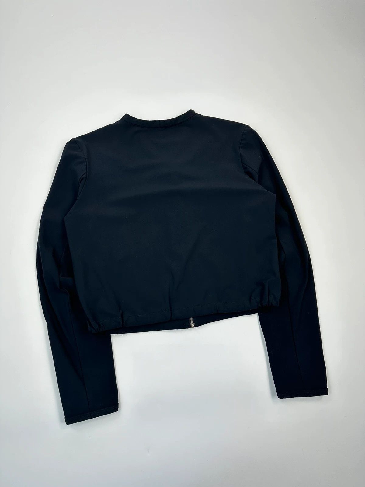 Marithe + Francois Girbaud Marithé + Francois Girbaud 00’s Dark Navy Crop Jacket Size M / US 6-8 / IT 42-44 - 6 Thumbnail
