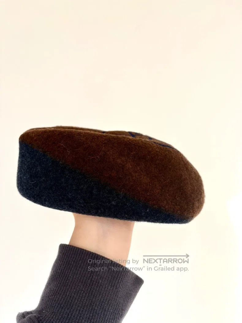 Vivienne Westwood Vivienne Westwood Blue and Brown Gradient Beret Size ONE SIZE - 3 Thumbnail