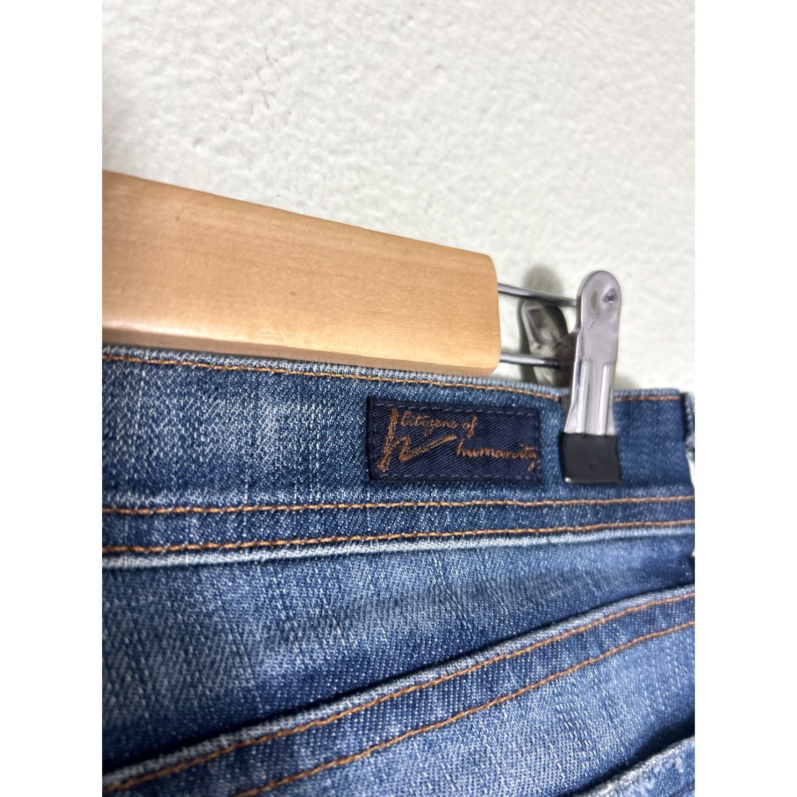 Citizens Of Humanity Citizens of Humanity Jeans Womens 27 Blue Ingrid 002 Low Waist Flare Dark Wash Size 30" / US 8 / IT 44 - 7 Thumbnail