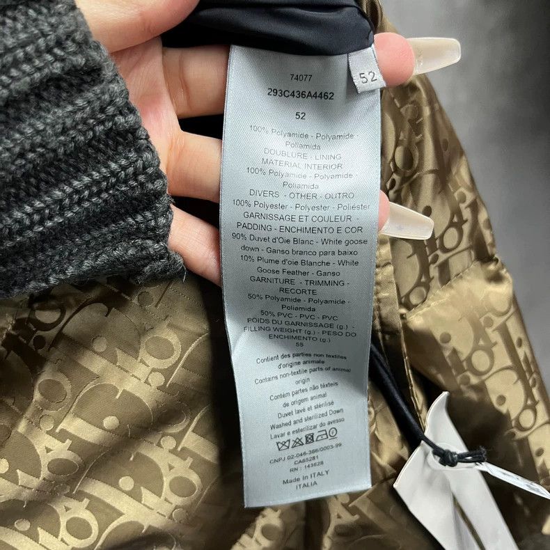 Dior Dior The latest brown letter full print warm lapel zipper t Size US L / EU 52-54 / 3 - 3 Thumbnail