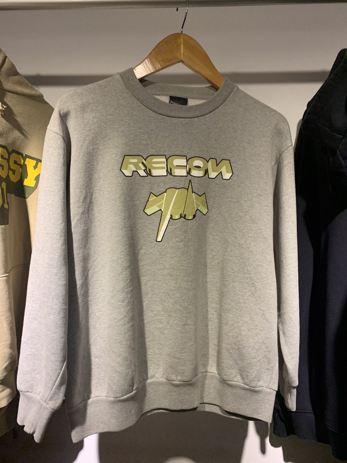 image of Vintage Recon Futura Crewneck in Mist Grey, Men's (Size Medium)