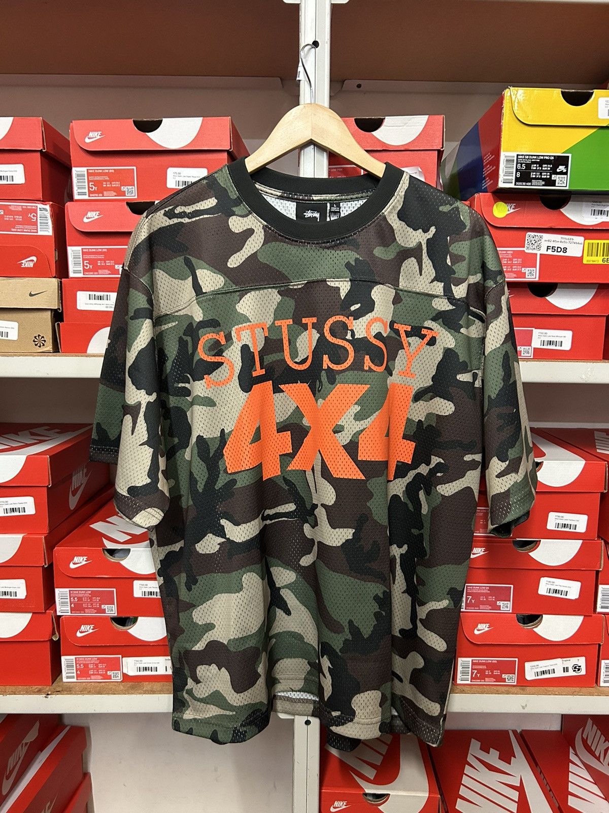 Stussy Stussy 4x4 Camo Jersey | Grailed