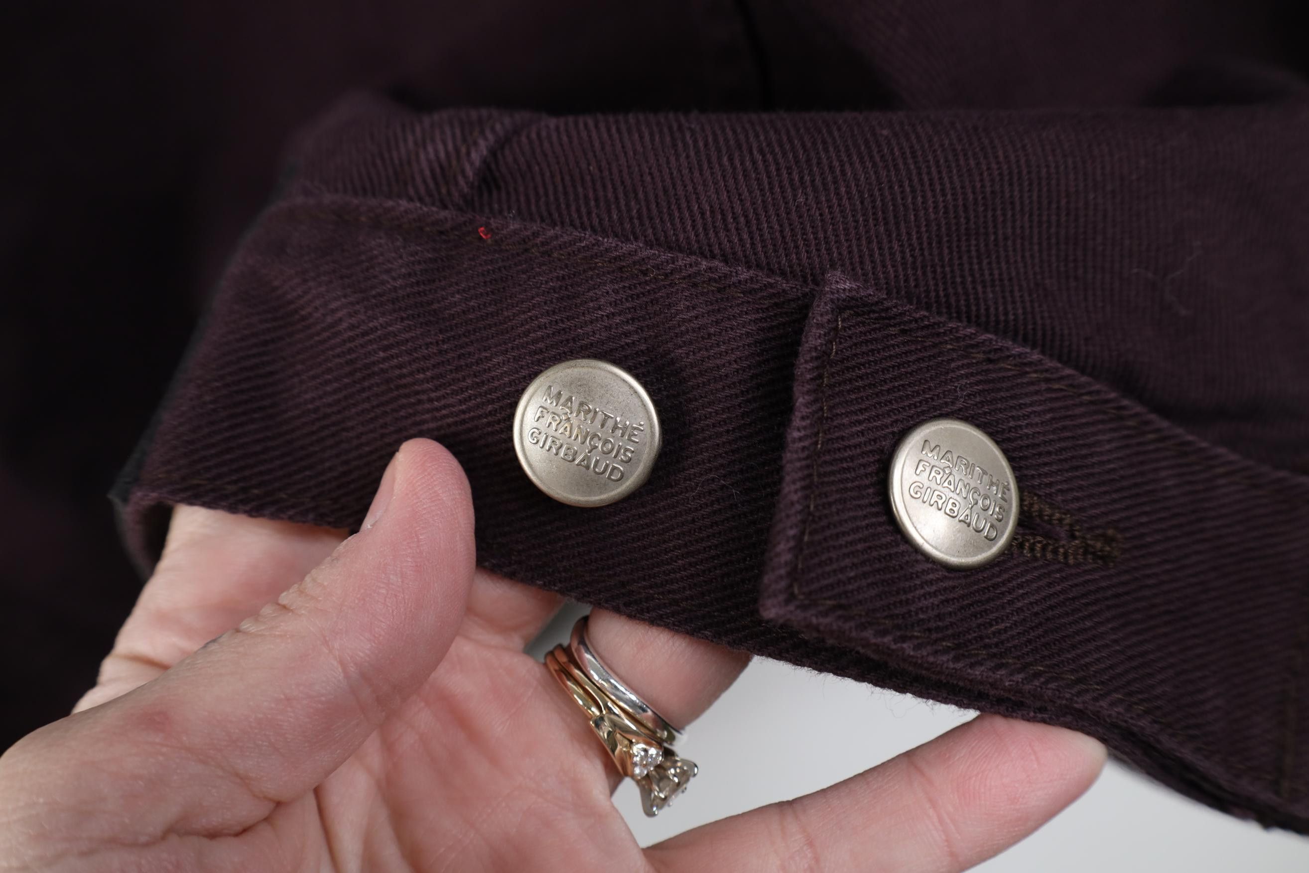 Marithe + Francois Girbaud Deadstock Vintage 90s Marithe Francois Girbaud Jacket Raisin Size US L / EU 52-54 / 3 - 15 Thumbnail