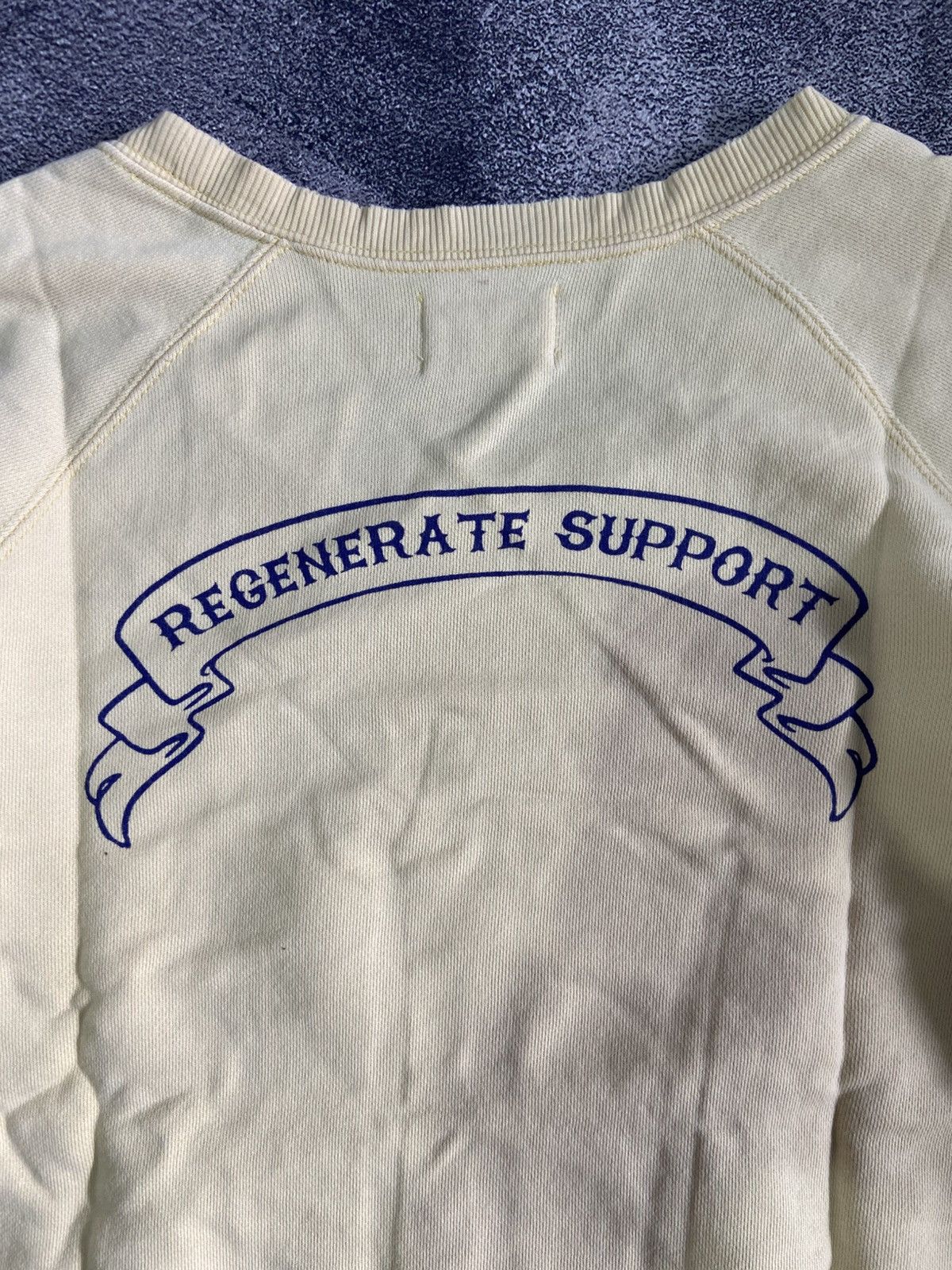 If Six Was Nine × Japanese Brand × Le Grande Bleu (L.G.B.) Vintage Rodeo Crown Skull Thrashed Sweatshirt Size US M / EU 48-50 / 2 - 8 Thumbnail
