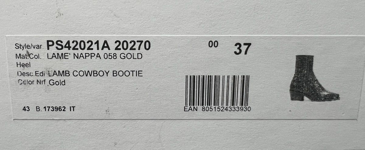 Proenza Schouler Bronco Ankle Boots/Lamb Cowboy Bootie - Size 37/US 7 Size US 7 / IT 37 - 8 Thumbnail