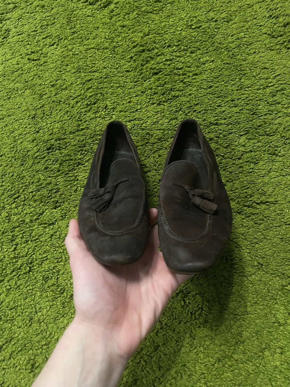 Loro Piana Loro Piana luxury real suede brown loafers shoes Size US 9 / IT 39 - 3 Thumbnail