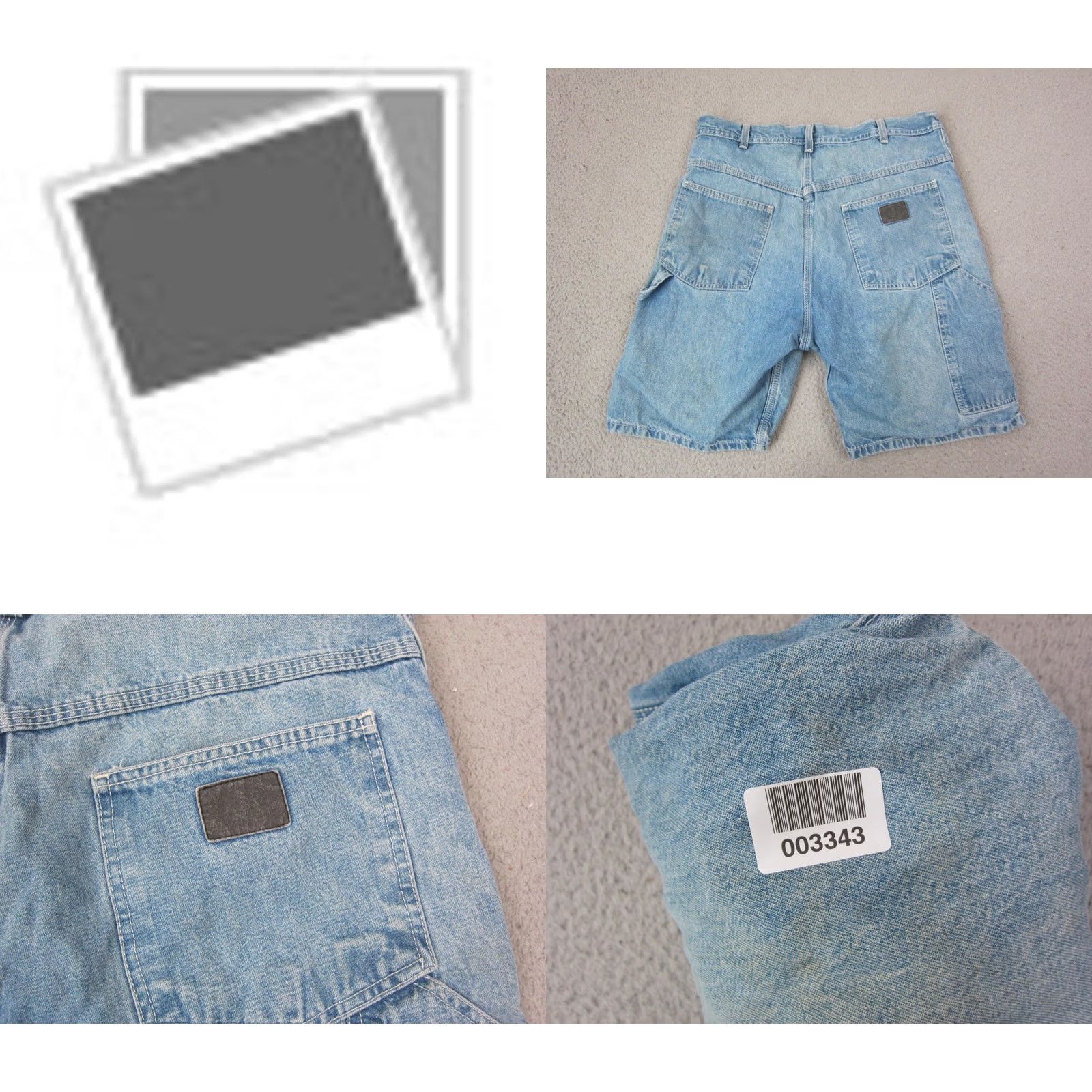 Vintage VINTAGE Key Shorts Mens 34 Blue Denim Jorts Light Carpenter Work Baggy Denim Shorts Blue 34 Mens Size US 34 / EU 50 - 9 Thumbnail