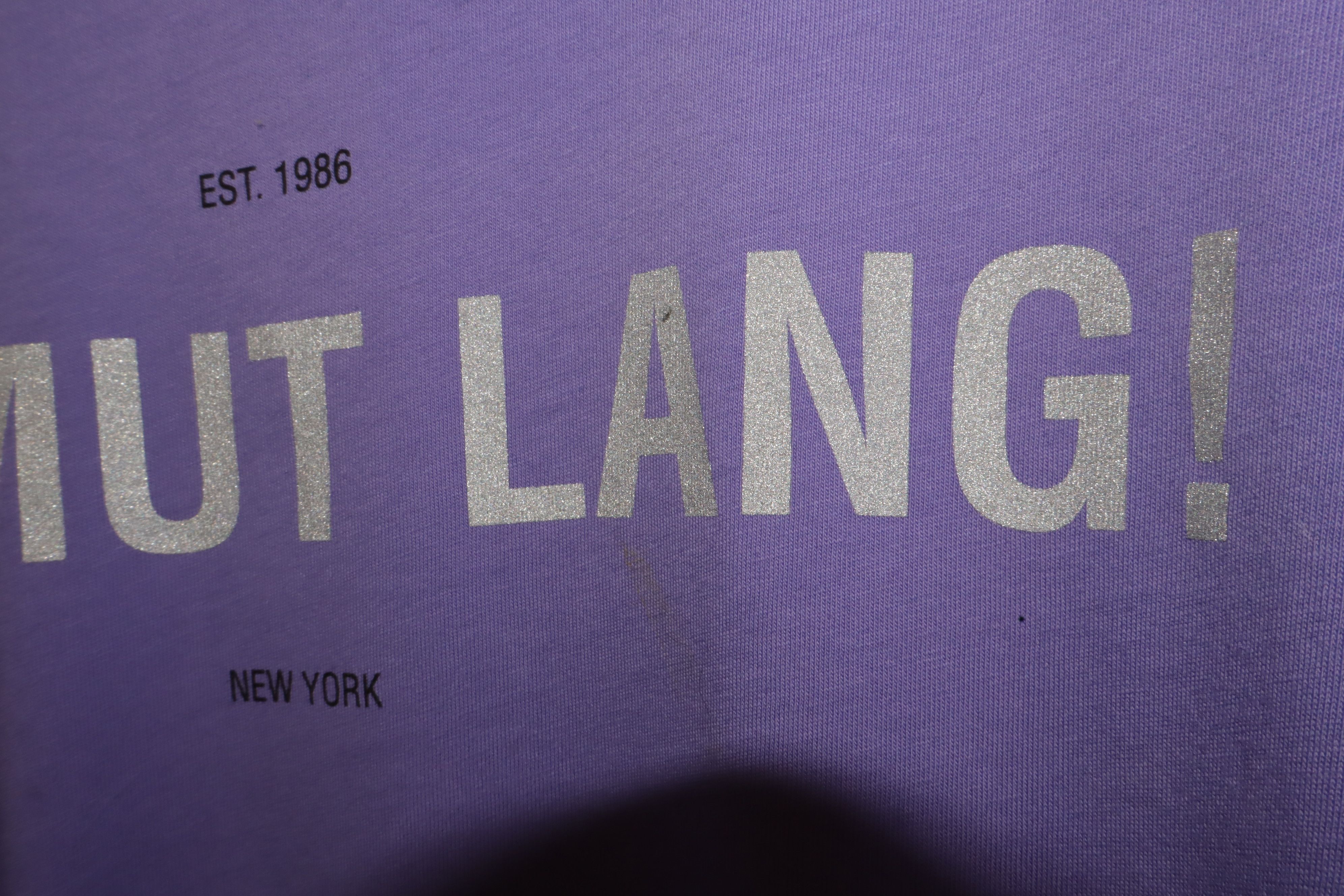 Helmut Lang Oversized log print t-shirt Size US XS / EU 42 / 0 - 3 Thumbnail