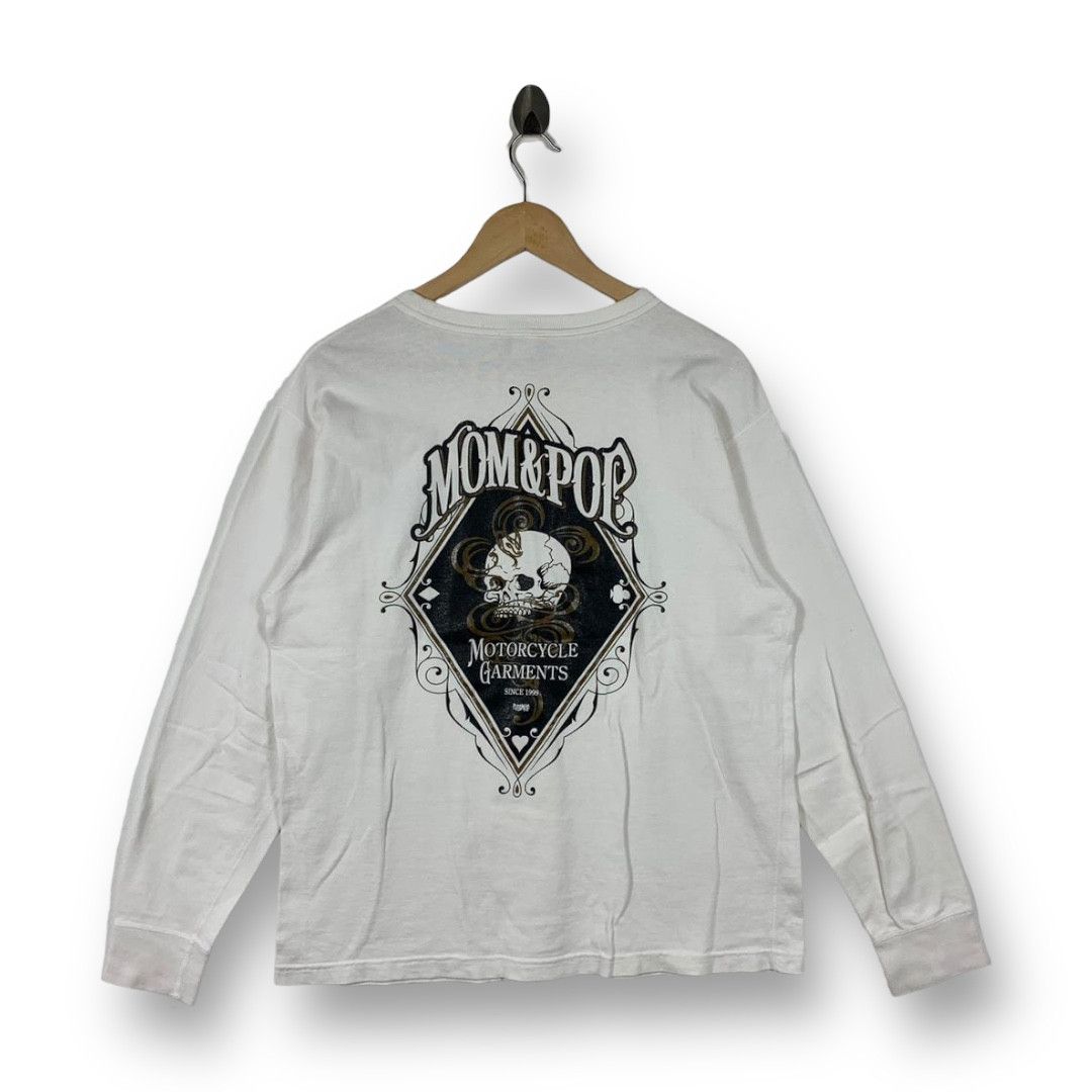 Other Vintage Mom & Pop Motorcycle Garments Long Sleeve Shirt Size US M / EU 48-50 / 2 - 1 Thumbnail