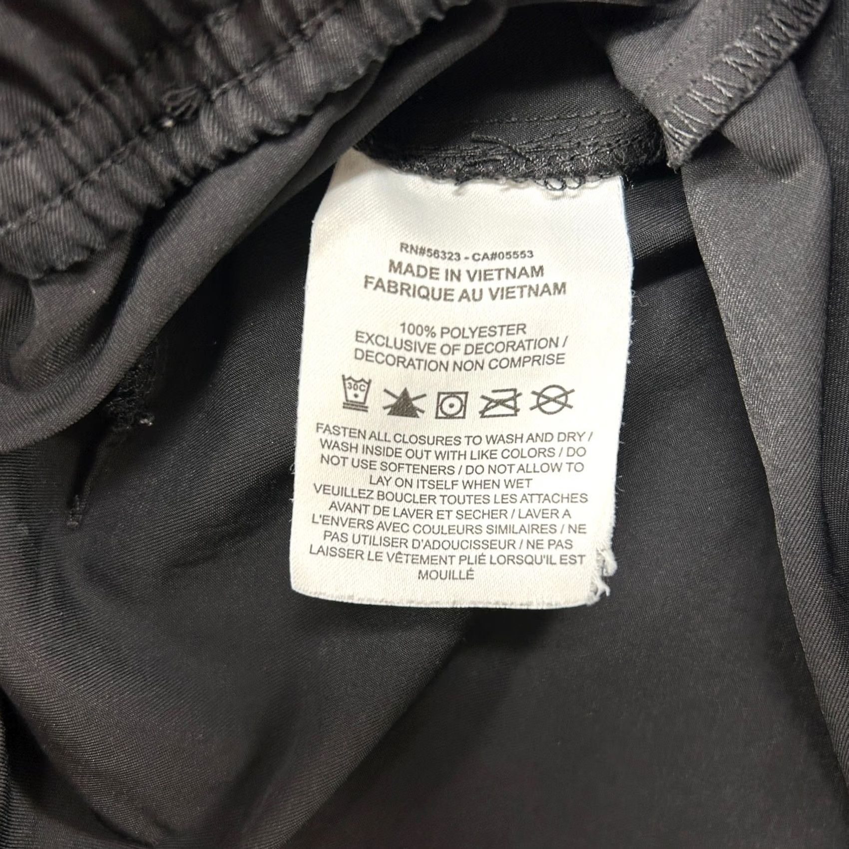 Nike Nike Pants Mens Small Black Sweat Jogger Drawstring Swoosh Tech Pack Polyester Size US 29 - 5 Thumbnail