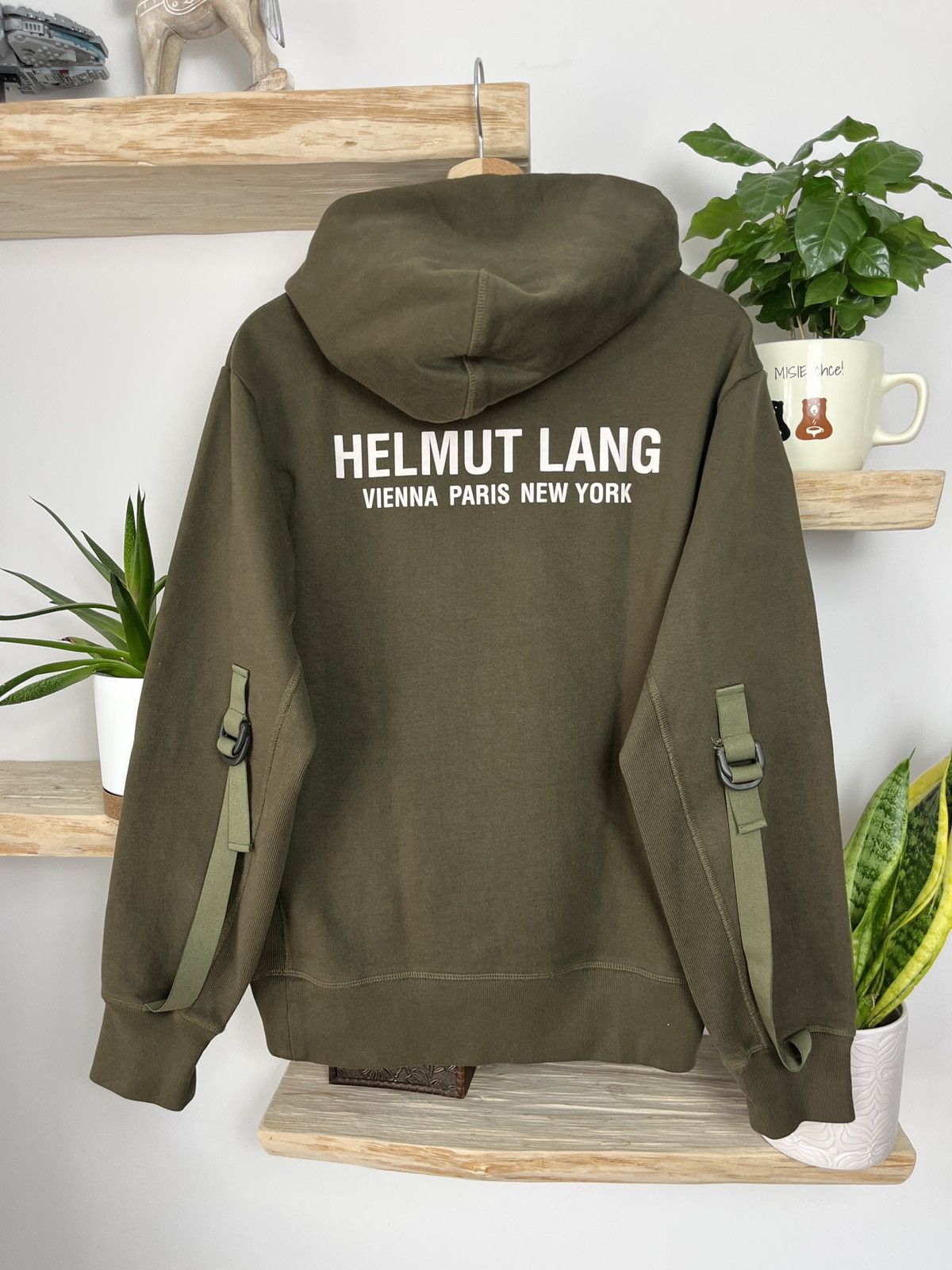 Helmut Lang Rare Helmut Lang Bondage Hoodie logo luxury avant garde hype Size US M / EU 48-50 / 2 - 2 Thumbnail