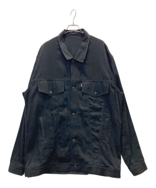 Yohji Yamamoto B Yohji Yamamoto tape logo denim jacket Size US S / EU 44-46 / 1 - 1 Thumbnail