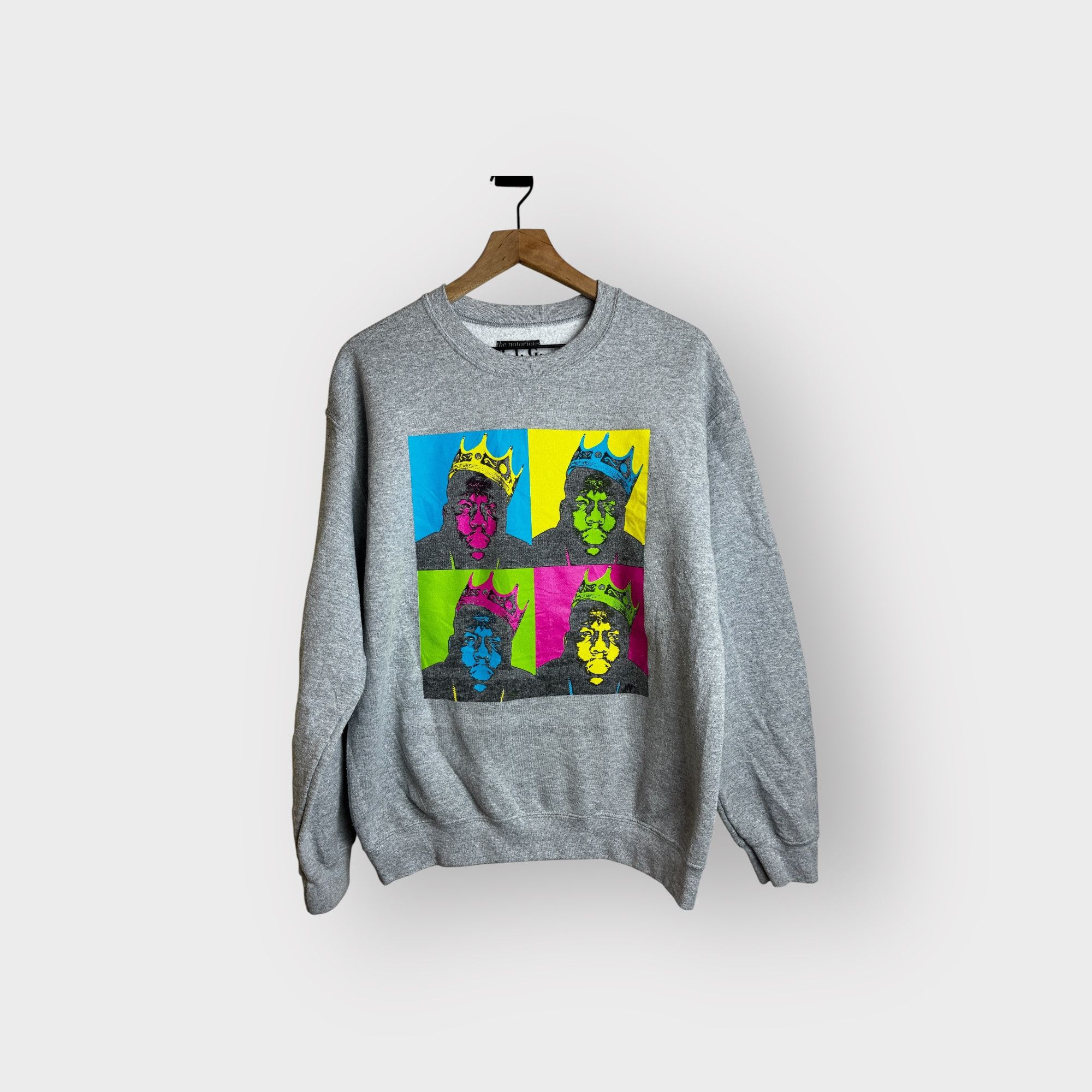 Vintage Notorious B.I.G Vintage Style Graphic Sweatshirt Size US M / EU 48-50 / 2 - 1 Thumbnail