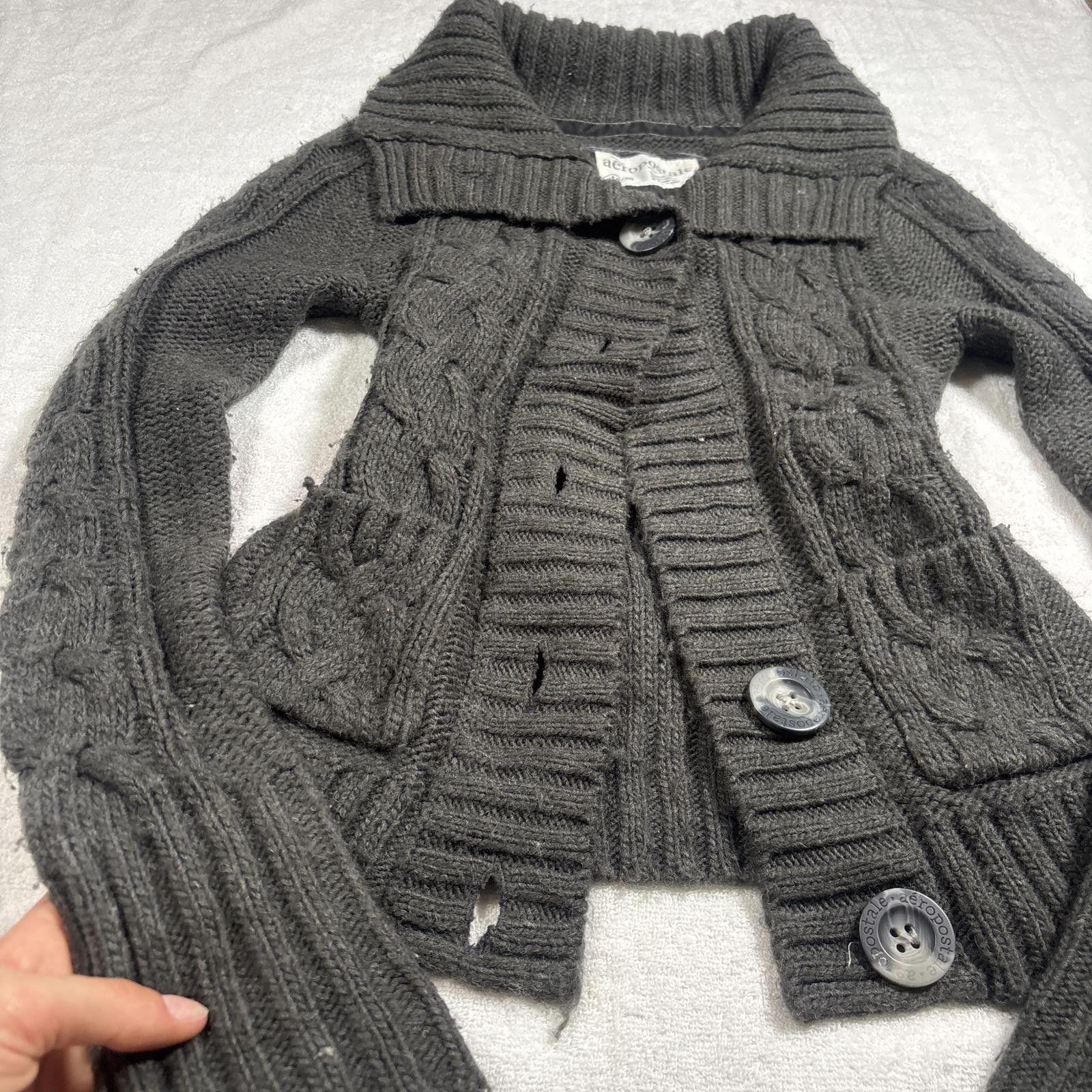 Aeropostale y2k button up aeropostale sweater Size M / US 6-8 / IT 42-44 - 3 Thumbnail