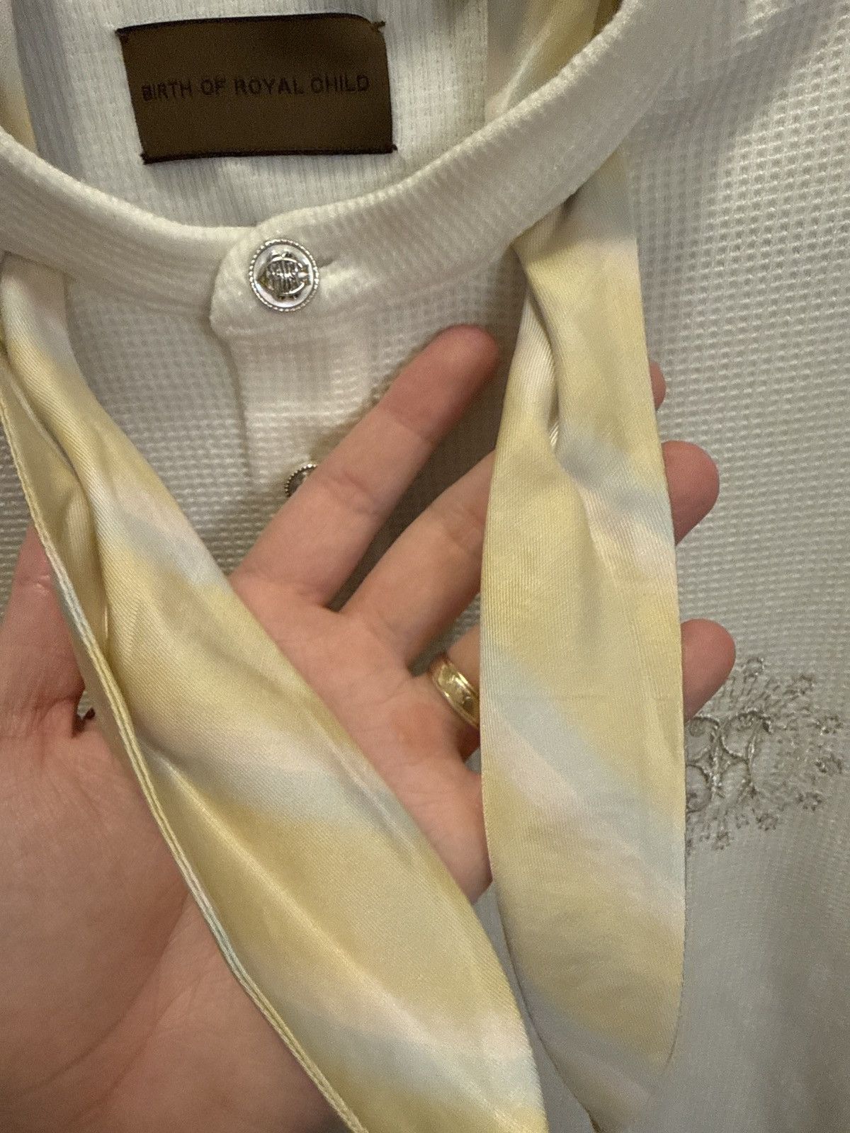 Birth of Royal Child BORC TWILIGHT COLLAR POLO IN WHT Size US L / EU 52-54 / 3 - 7 Thumbnail