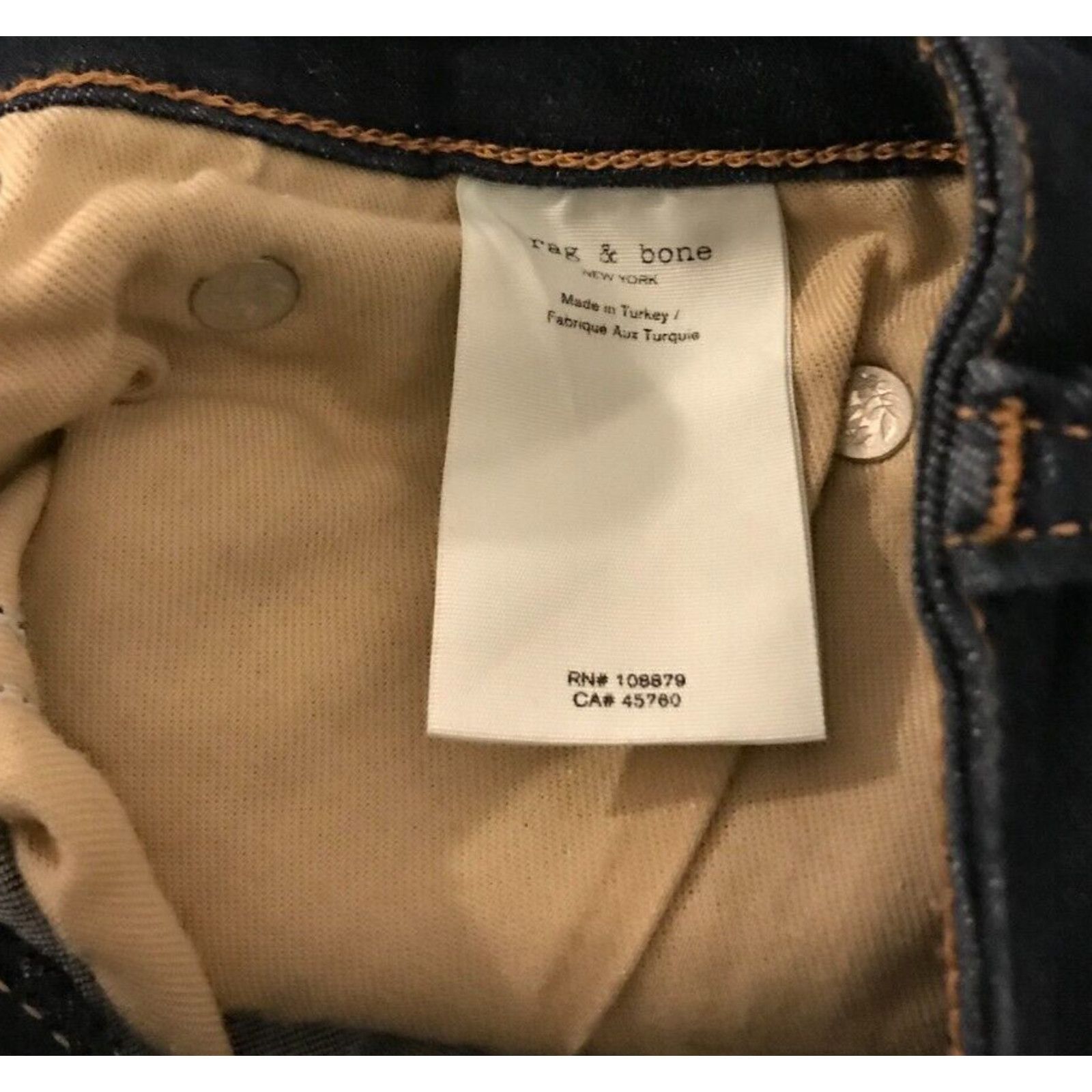 Rag & Bone Rag & Bone Women's Cate Mid-Rise Ankle Skinny Jeans-Size 27 Size 27" / US 4 / IT 40 - 9 Thumbnail