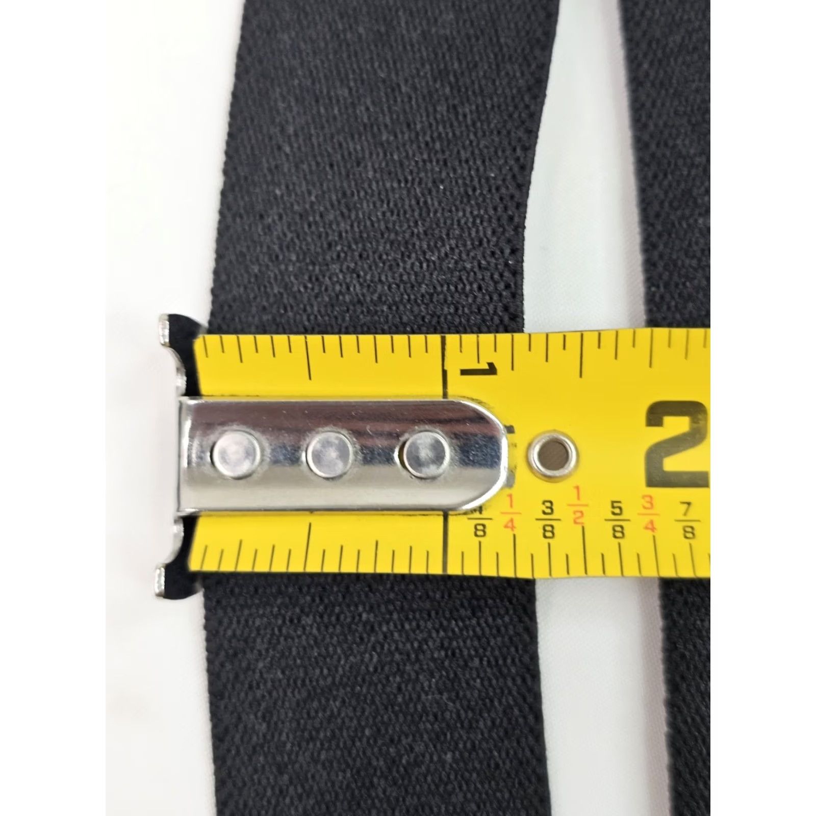 Farah Farah Vtg Suspenders LOT x 2 Extra Long Adjustable Silver Clasp 1.25" Wide NEW Size ONE SIZE - 7 Thumbnail