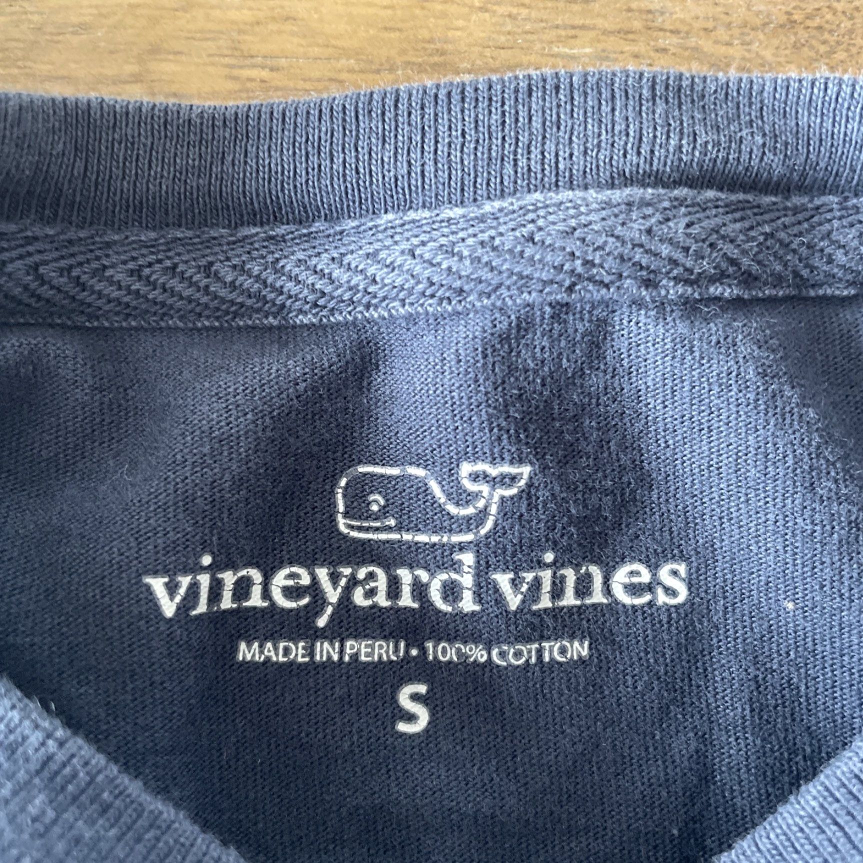 Vineyard Vines Vineyard Vines Shirt Womens S Long Sleeve Crew Neck Blue Lightweight Pocket Casual Size S / US 4 / IT 40 - 3 Thumbnail