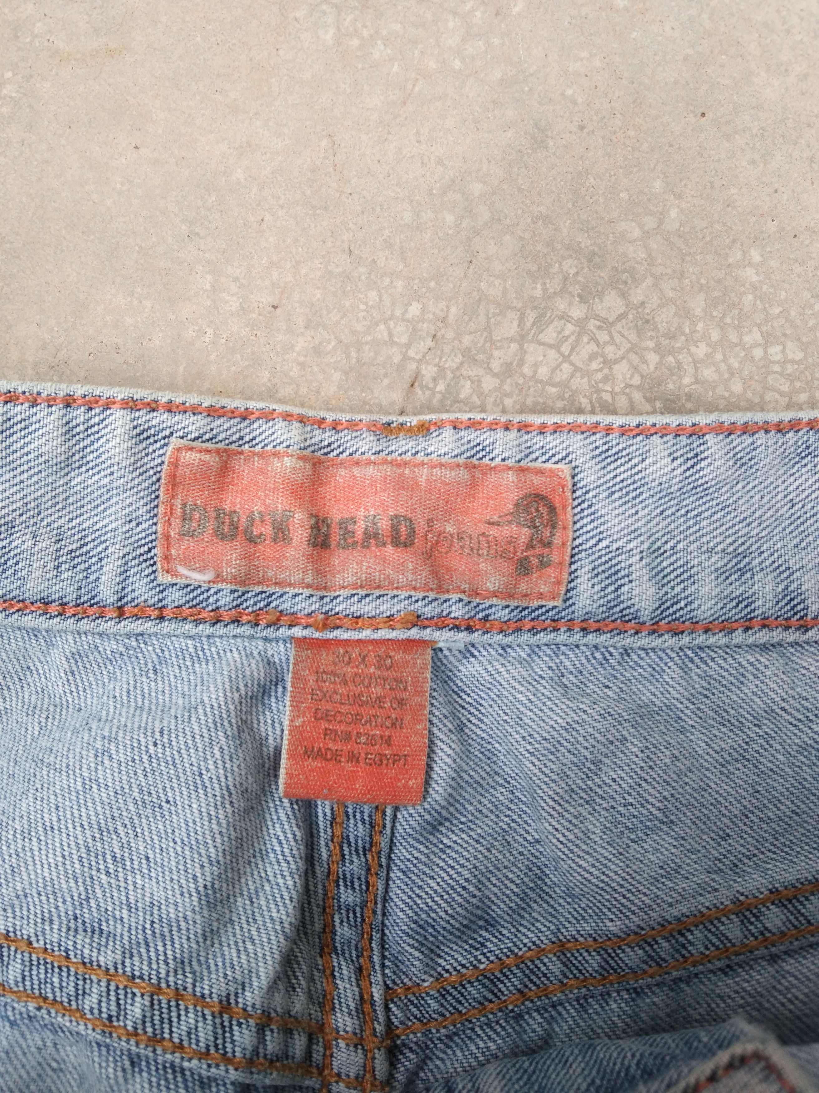 Japanese Brand × Vintage Vintage Distressed Duck Head Carpenter Jeans 30x29 Size US 30 / EU 46 - 7 Thumbnail