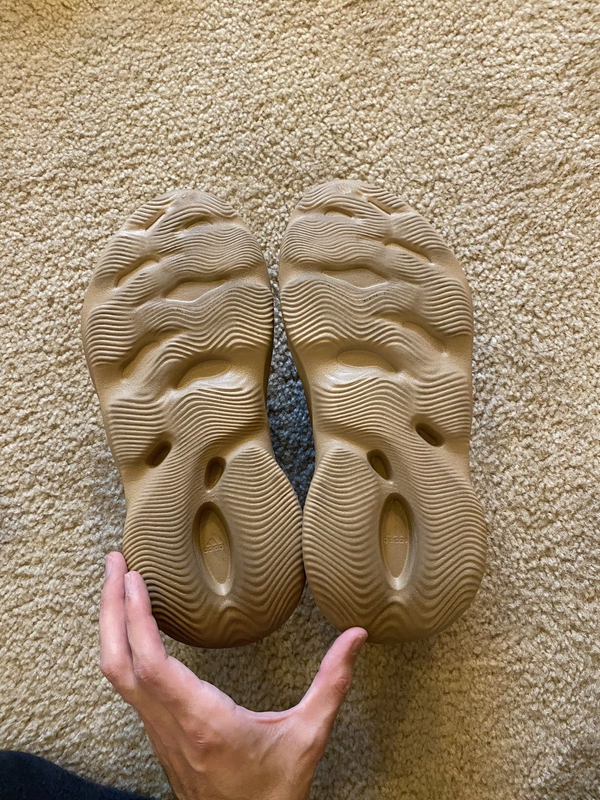 Adidas × Kanye West Yeezy Foam Rnners Ochre Size US 11 / EU 44 - 6 Thumbnail