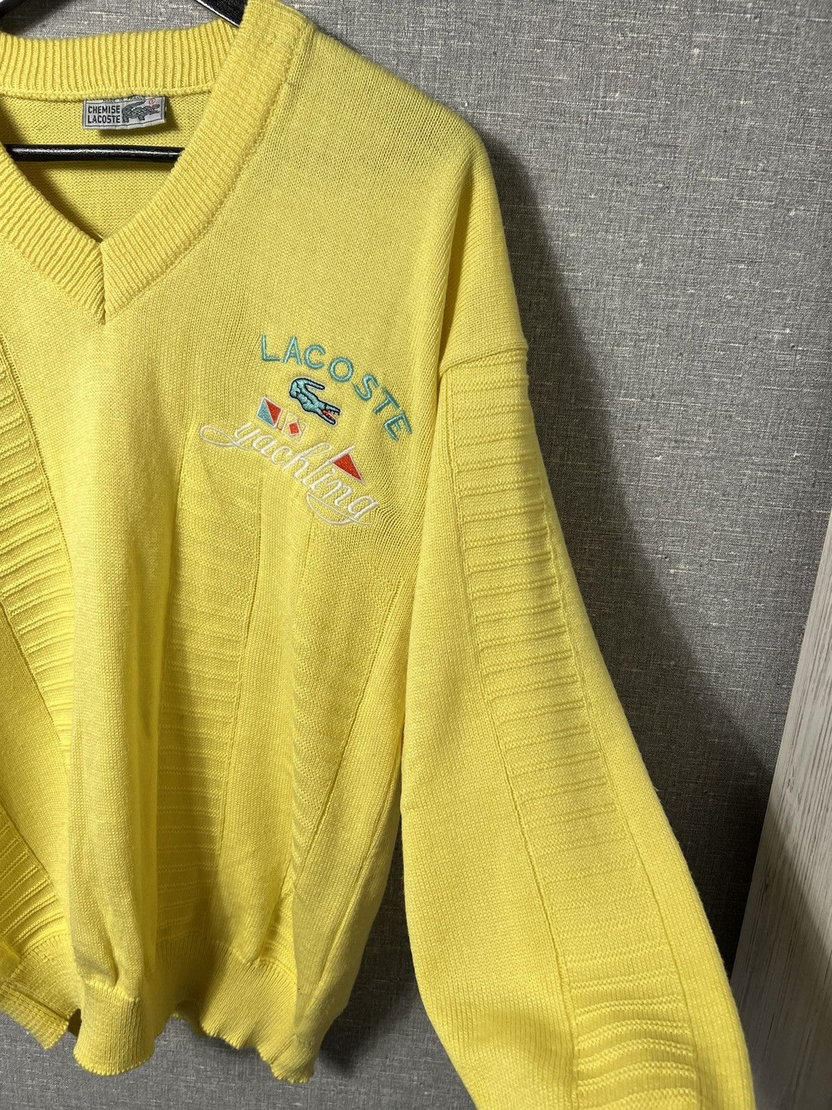 Lacoste Vintage Lacoste Chemise Yachting Sweater Jumper Sweater Size US M / EU 48-50 / 2 - 5 Thumbnail