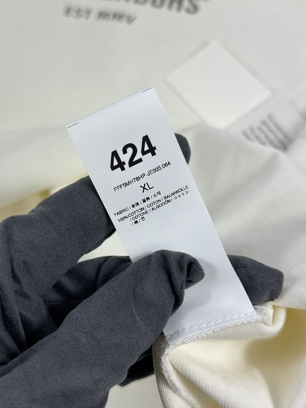 424 × Hoorsenbuhs 424 x HOORSENBUNS LAYERED THERMAL LOGO PRINT T-SHIRT Size US XL / EU 56 / 4 - 8 Thumbnail