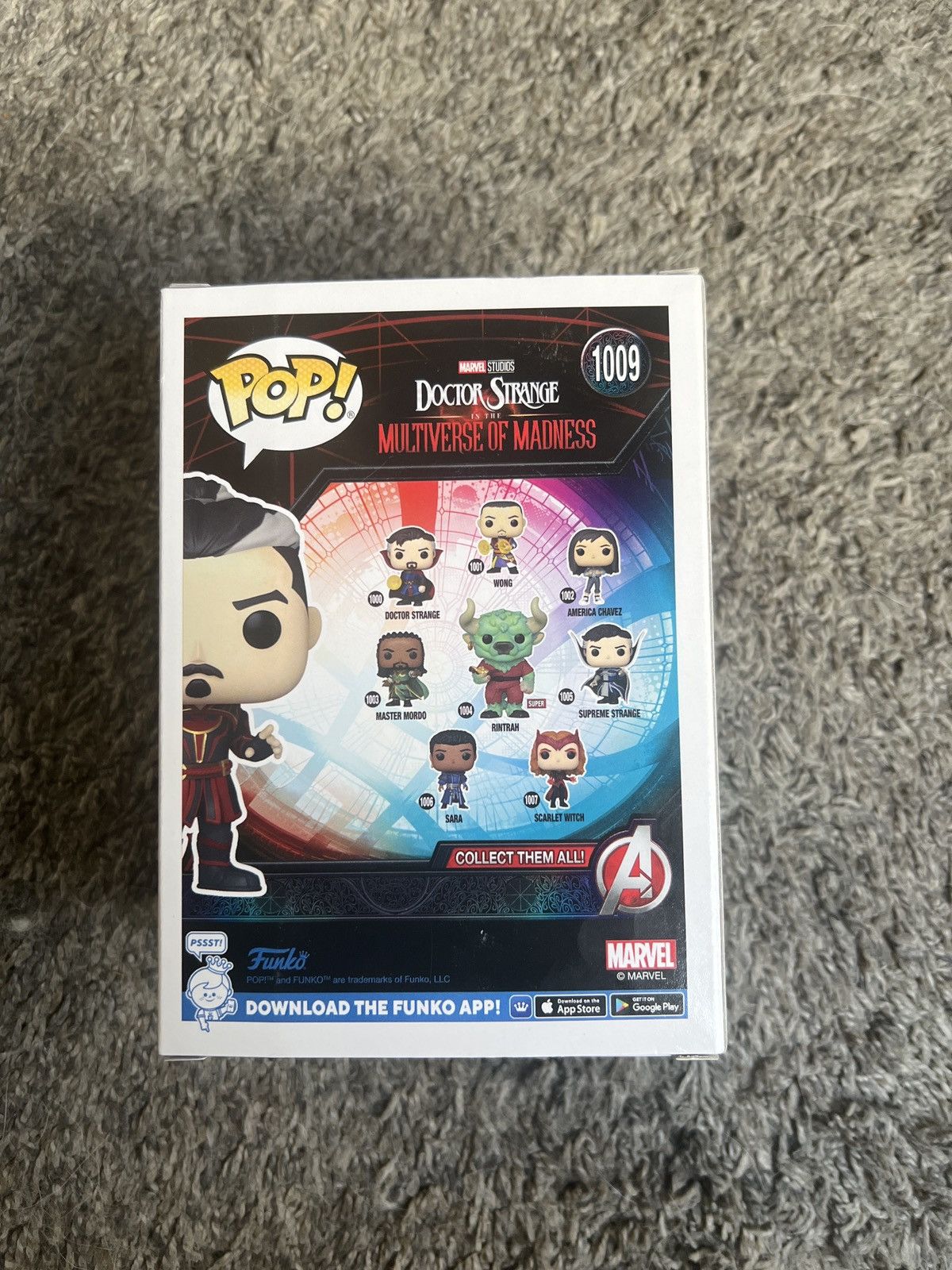 Marvel Comics Funko Pop! Defender Strange Bobble-Head Size ONE SIZE - 2 Thumbnail