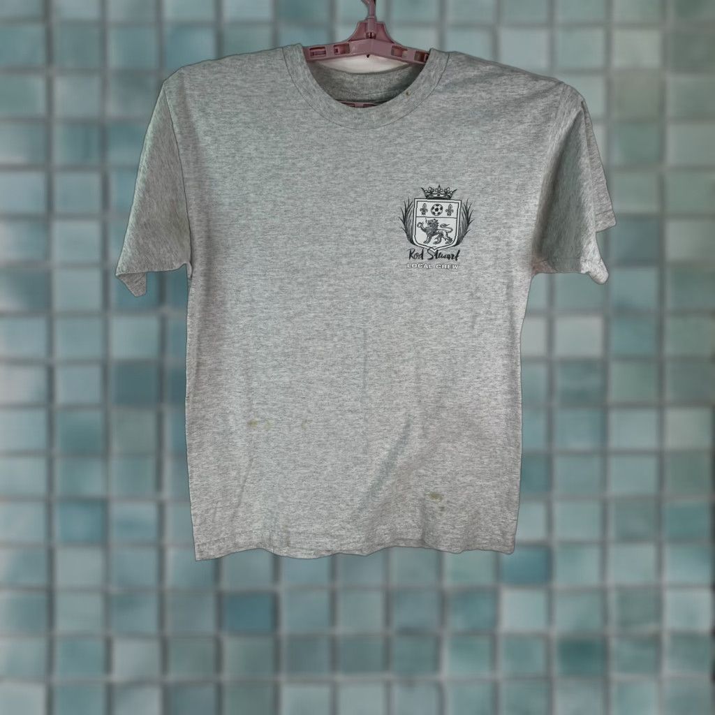 AAA VINTAGE Rod Stewart Local Crew T-Shirt AAA Tag Distressed L Size US L / EU 52-54 / 3 - 1 Thumbnail
