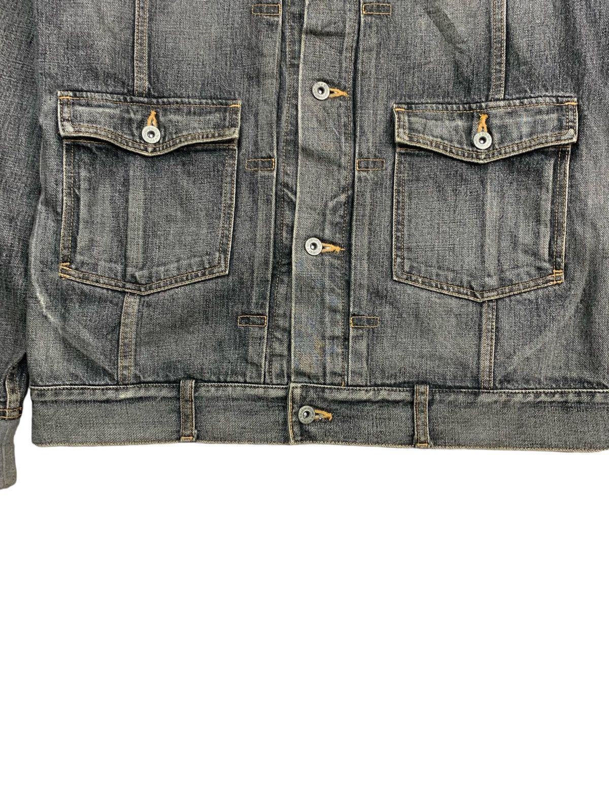20471120 2000s Whiz Limited - Paneled Denim Jacket Size US L / EU 52-54 / 3 - 6 Thumbnail