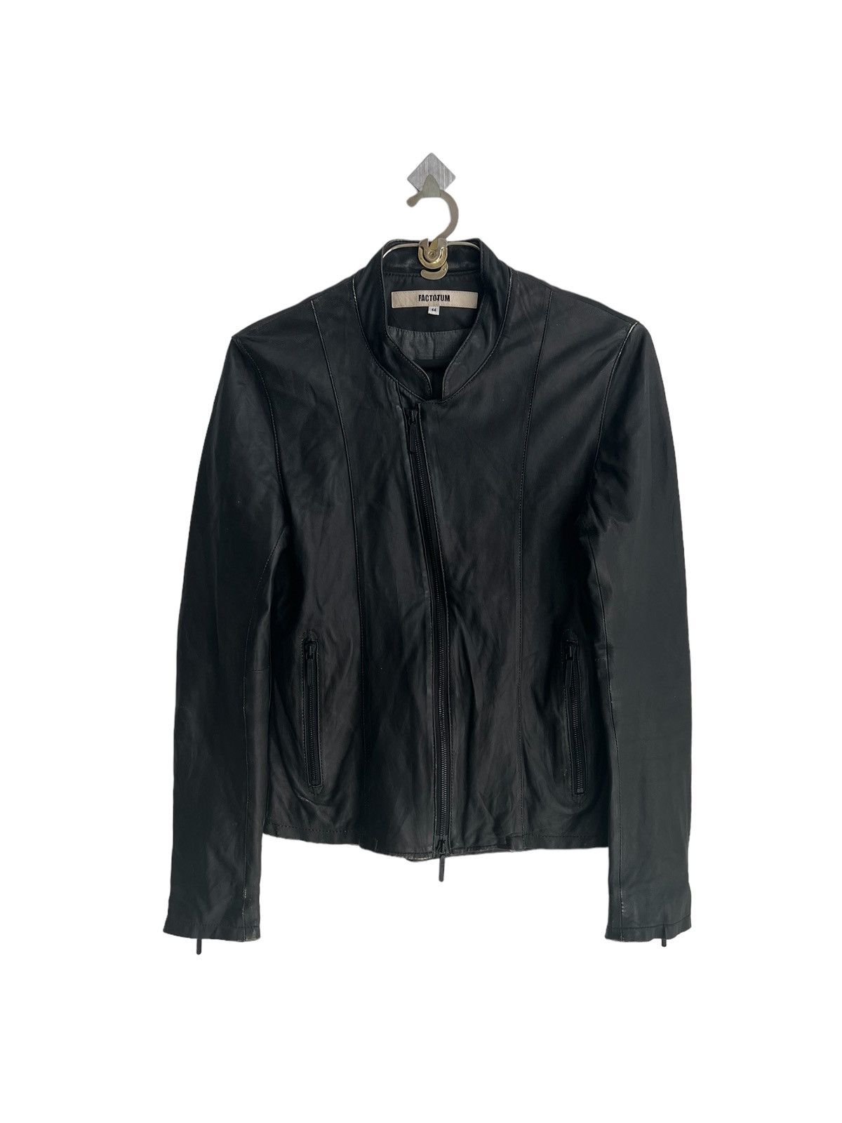 FACTOTUM Factotum 🇯🇵 Elongated Sleeve Post Apocalypse Leather Jacket Size US S / EU 44-46 / 1 - 3 Thumbnail