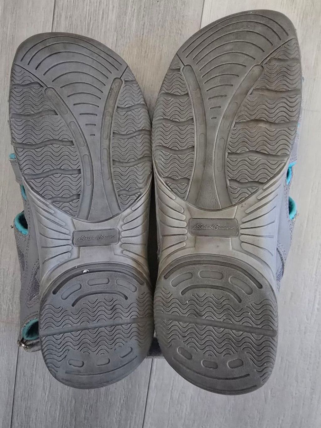 Eddie Bauer Women's Eddie Bauer Mary Fisherman Gray Turquoise Sandals 9 Size US 9 / IT 39 - 7 Thumbnail