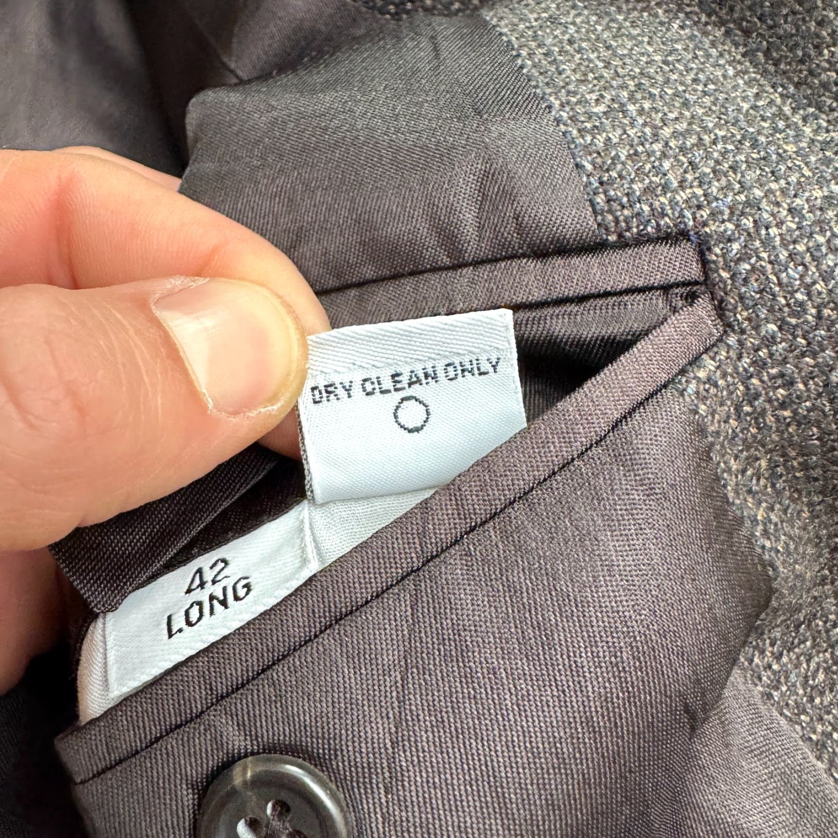 Joseph Joseph & Feiss Blazer Jacket Mens 42 long Brown Lambswool Classic Workwear Size 42R - 6 Thumbnail