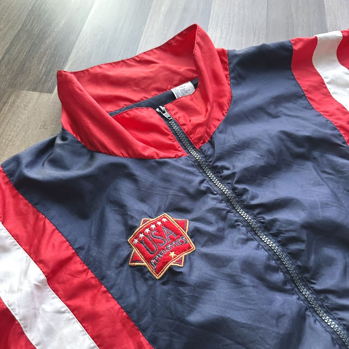 Vintage Vintage USA Windbreaker Jacket Size US XL / EU 56 / 4 - 2 Thumbnail