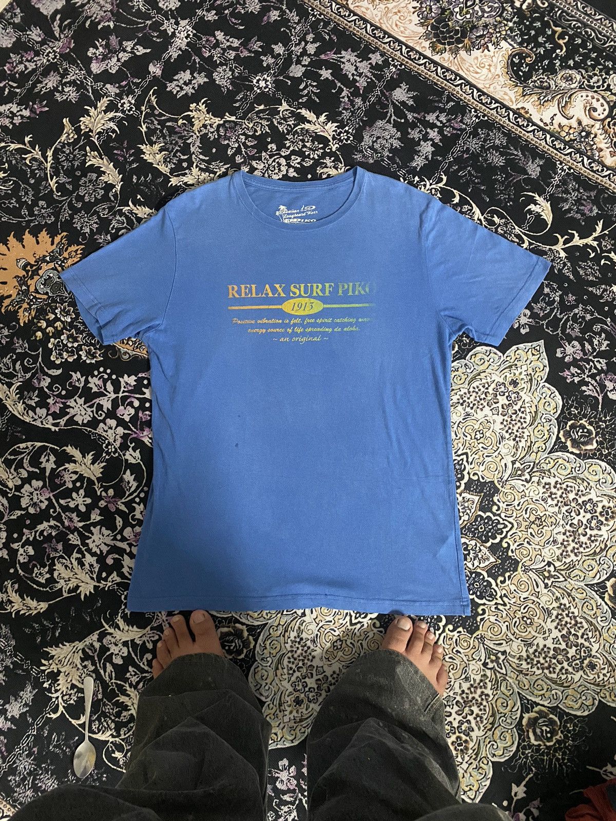 Japanese Brand Y2k Hawai piko surf screen front and backhit 🚀 Size US M / EU 48-50 / 2 - 1 Thumbnail