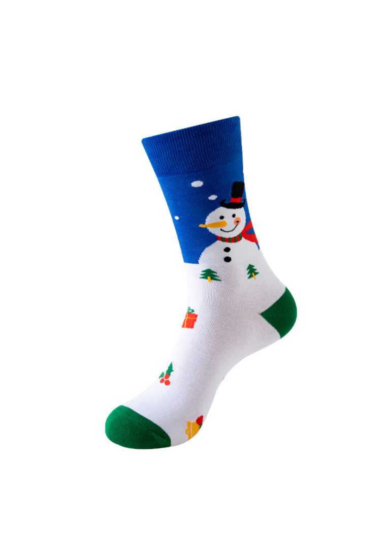 Other Set of 5 Pairs Christmas Theme Pattern Cozy Socks (One Size) Size ONE SIZE - 4 Thumbnail