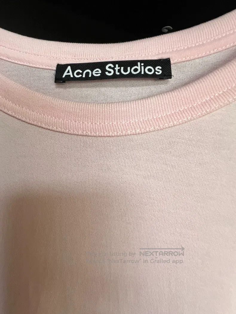 Acne Studios Acne Studios Pink smiley face short-sleeve T-shirt Size XS / US 0-2 / IT 36-38 - 6 Thumbnail