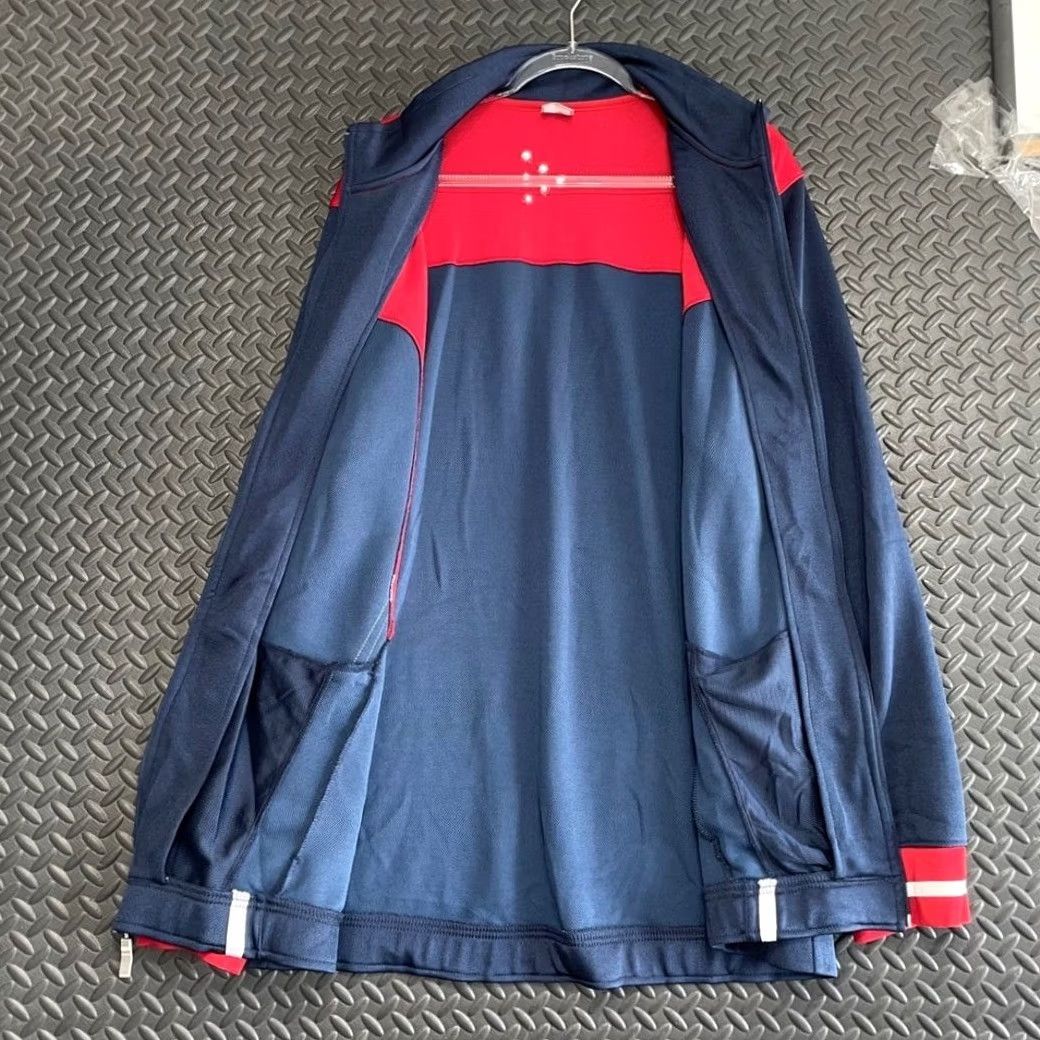 Nike VINTAGE Nike Track Jacket Men’s XXL Red Navy Blue Full Zip Athletic Basketball Jacket Big & Tall 2XLT Size US XXL / EU 58 / 5 - 4 Thumbnail