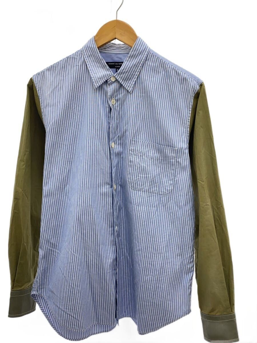 Comme des Garcons Homme Reconstructed Striped Button Shirt Size US S / EU 44-46 / 1 - 1 Thumbnail