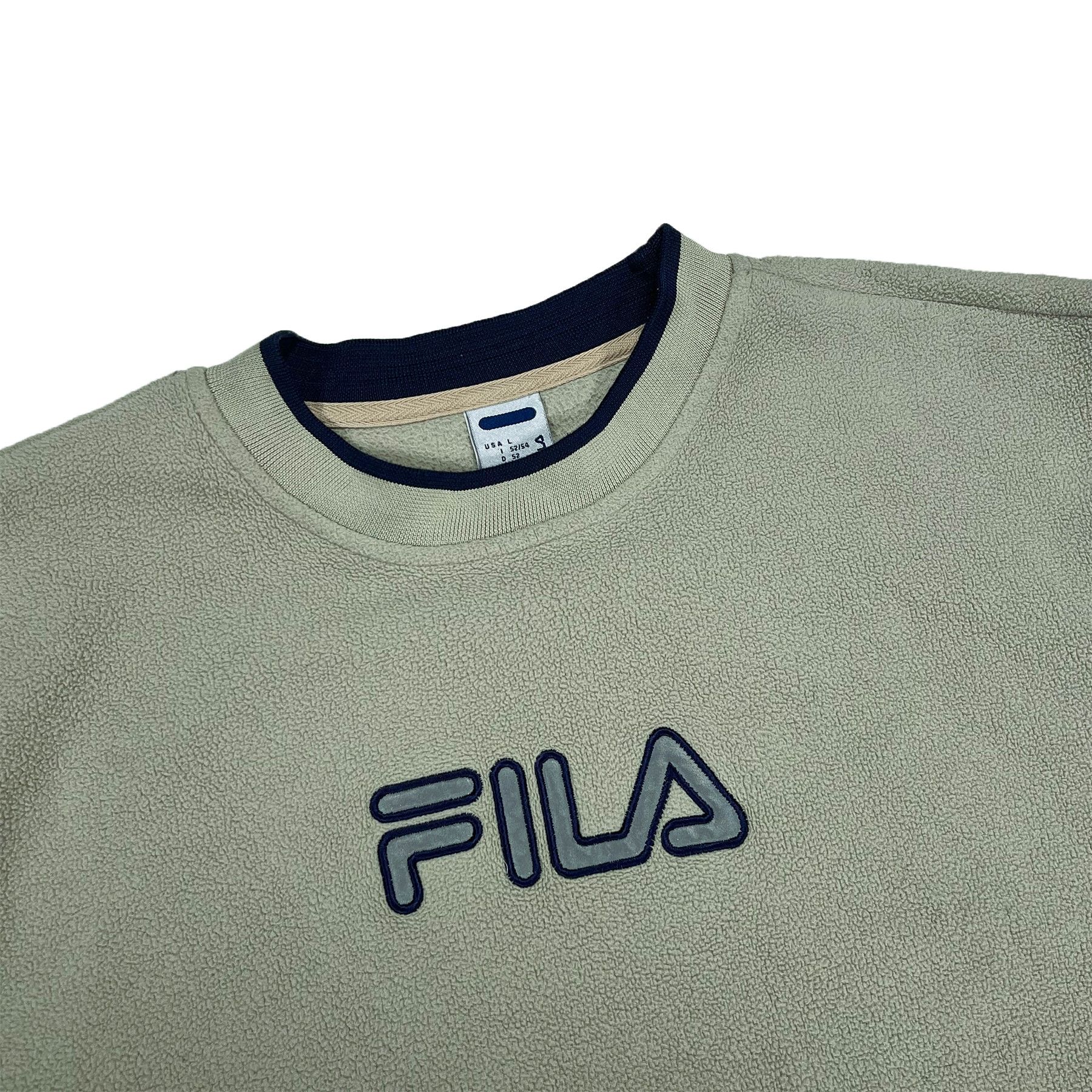 Fila Fila Vintage Fleece Sweatshirt, Reflective Logo • L size Size US L / EU 52-54 / 3 - 5 Thumbnail