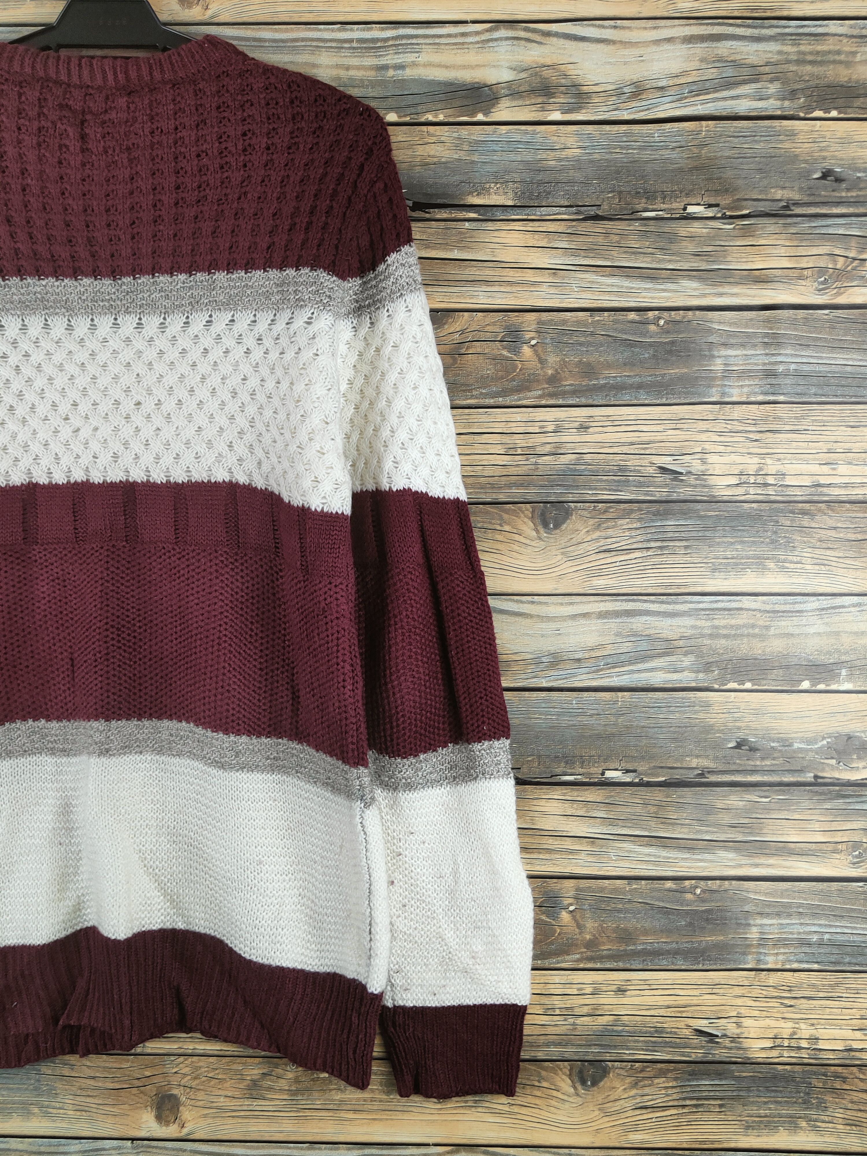 Ciaopanic DL Ciaopanic Brown Cream Knitwear Sweatshirts #46-480 Size M / US 6-8 / IT 42-44 - 9 Thumbnail