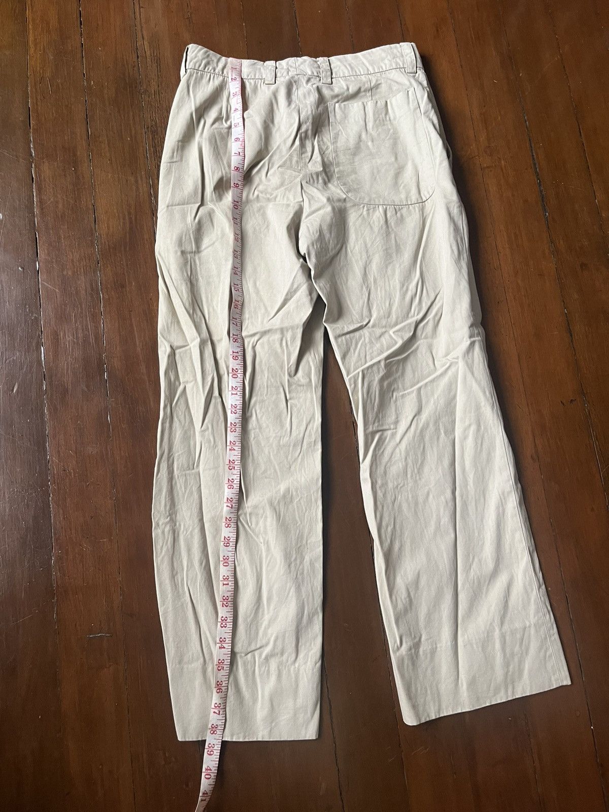 Maison Margiela 2004 Maison Margiela Khaki Wide Leg Pants Size US 30 / EU 46 - 9 Thumbnail
