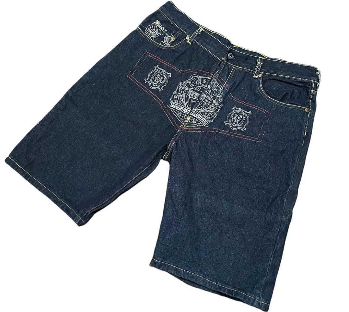 Japanese Brand Martin Ksohoh Jorts RMC Snake Head Embroidery Logo Shorts Size US 36 / EU 52 - 6 Thumbnail