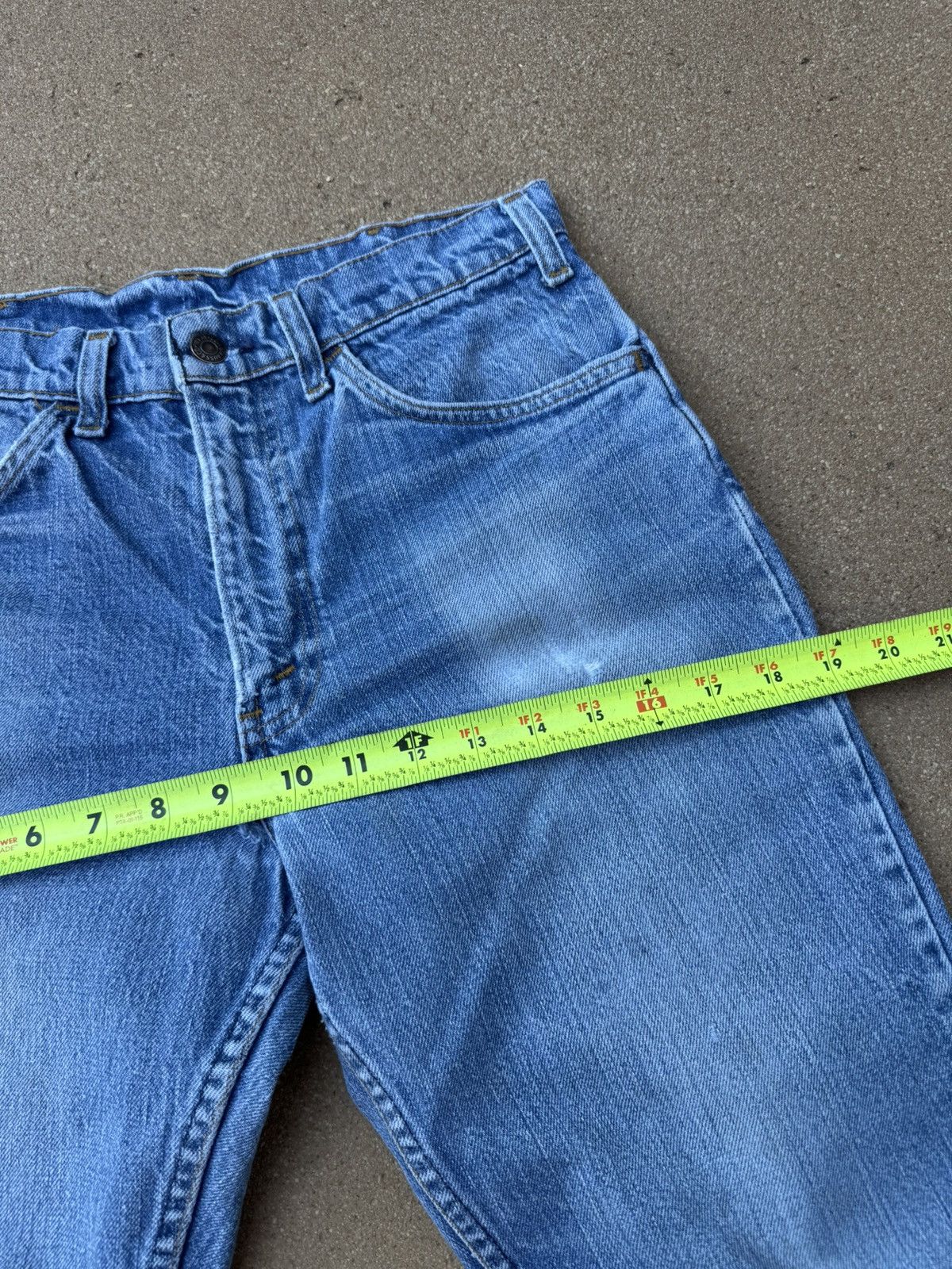 Levi's Vtg 70’s Levi’s 646 Orange Tab Bellbottom Flare Jeans 30x28 Size US 30 / EU 46 - 12 Thumbnail