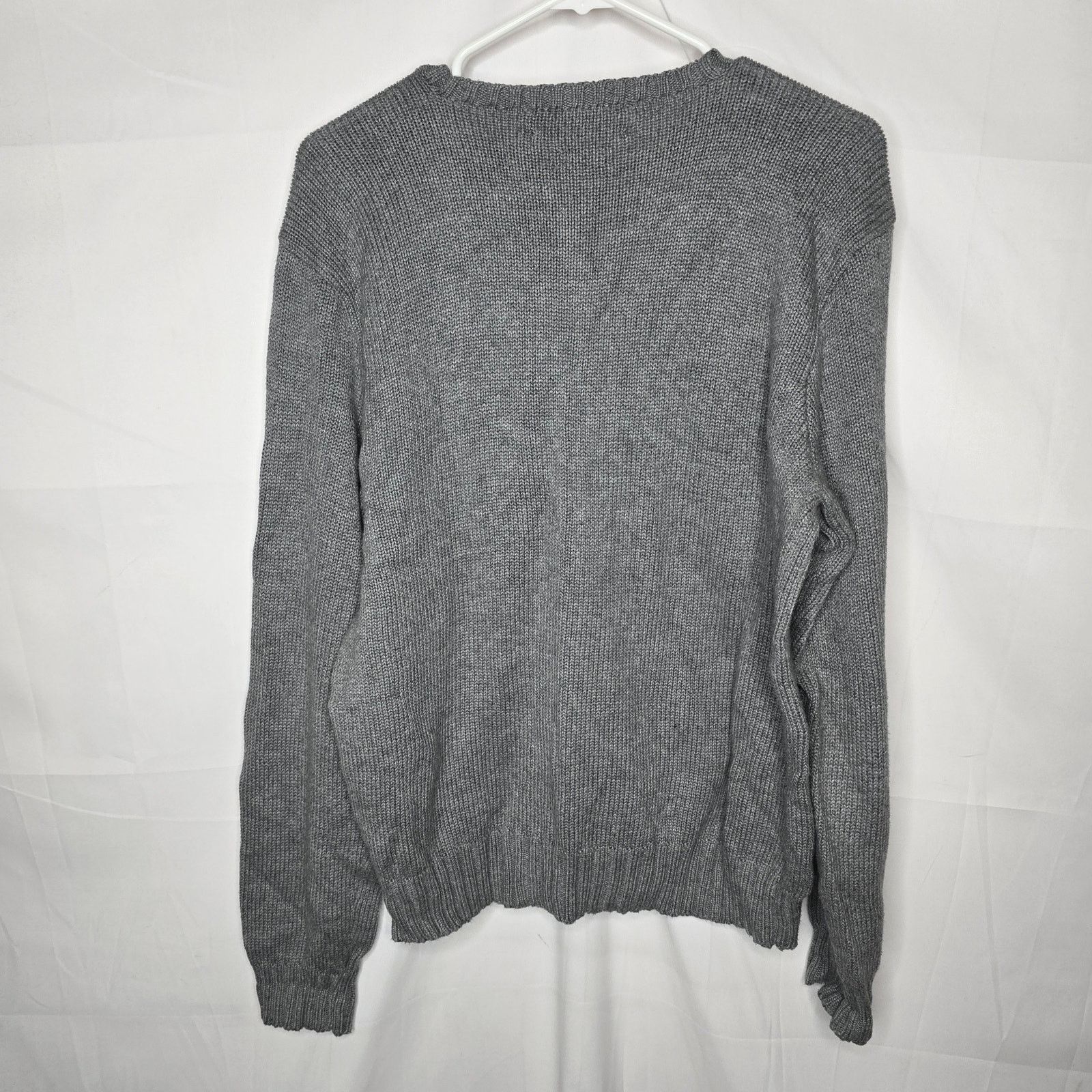 Polo Ralph Lauren Polo by Ralph Lauren Gray Cotton Crewneck Sweater Sz Medium Size US M / EU 48-50 / 2 - 5 Thumbnail