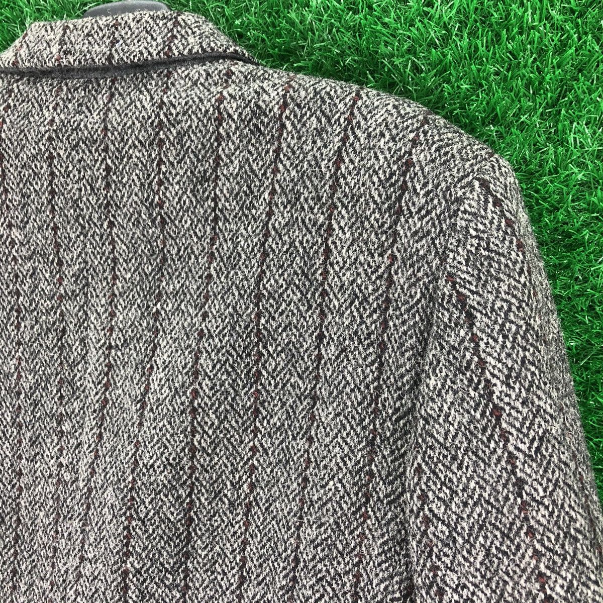 Japanese Brand Vintage 80's Wool Striped Blazer Flap Pocket by Nicole Size US L / EU 52-54 / 3 - 5 Thumbnail